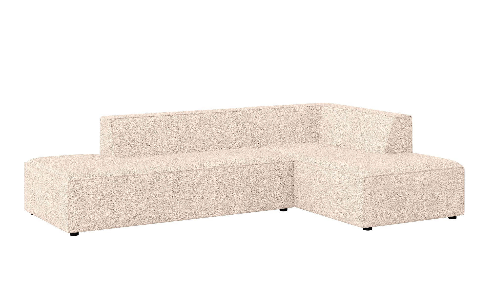 INOSIGN Hoekbank Cavan met ottomane links of rechts bestelbaar L-vorm met golfondersteuning, afmetingen B/D/H: 270/180/72 cm