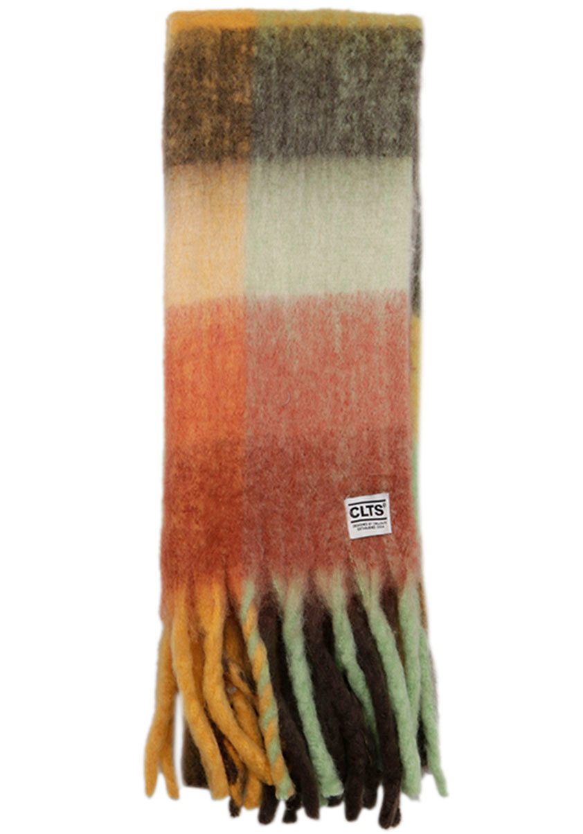 chillouts XXL-sjaal Gero Scarf met dikke franjes