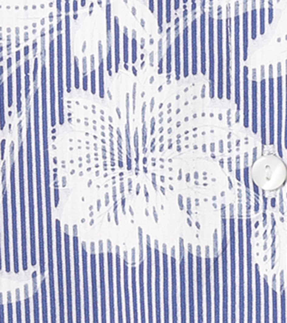 Aniston PLUS Overhemdblouse met trendy strepen en bloemenprint - nieuwe collectie