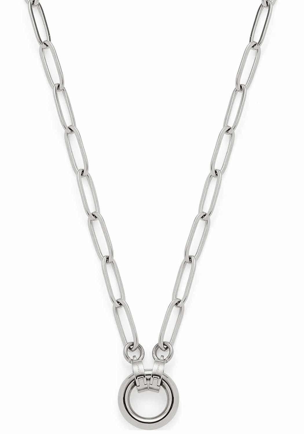LEONARDO Bedelketting Halsketting Moda Clip&Mix, 023344, 023345 dames kettingen maat 80 zilver