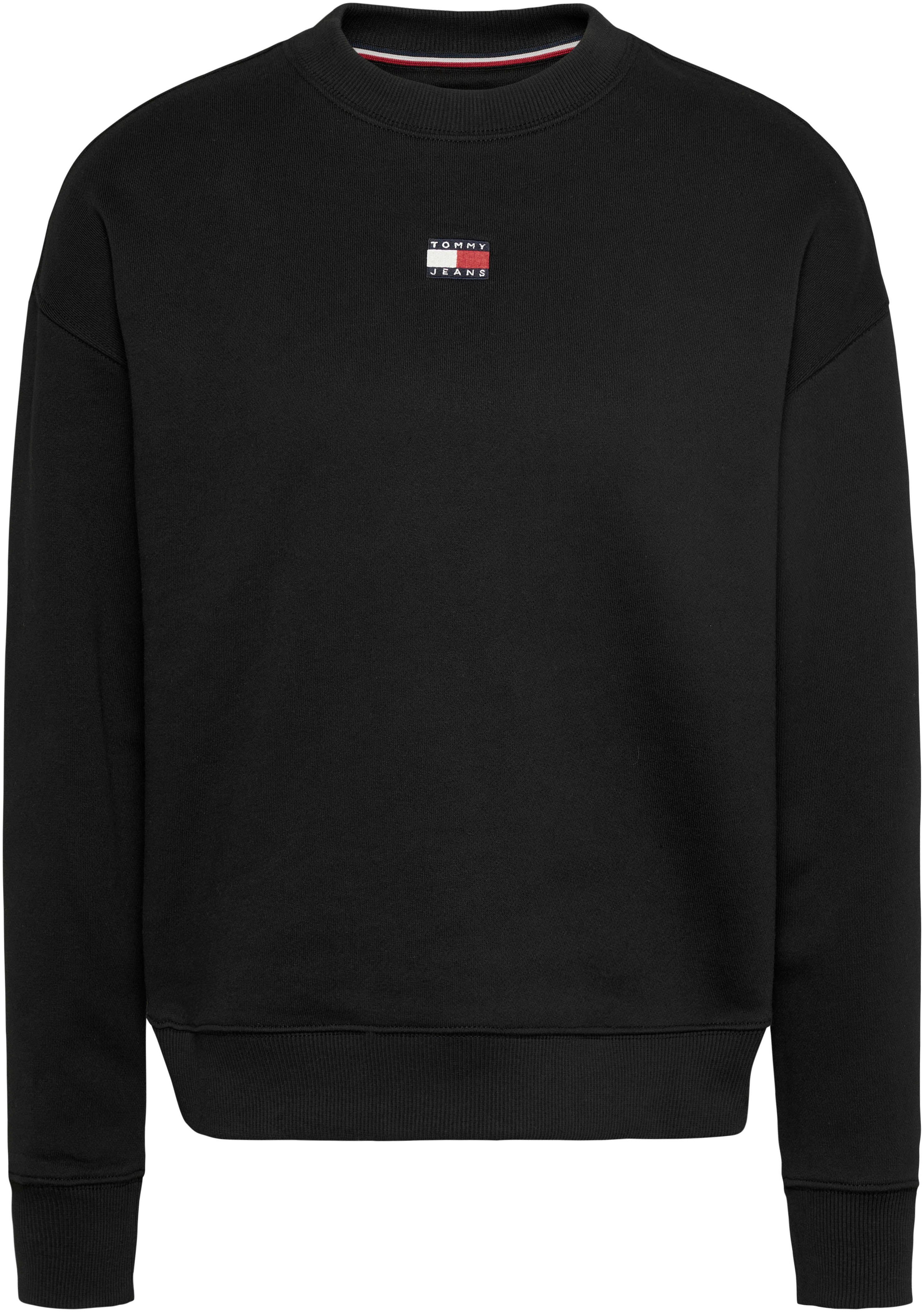 TOMMY JEANS Sweatshirt TJW BXY BADGE met drop-shoulder design en logo aan de voorkant