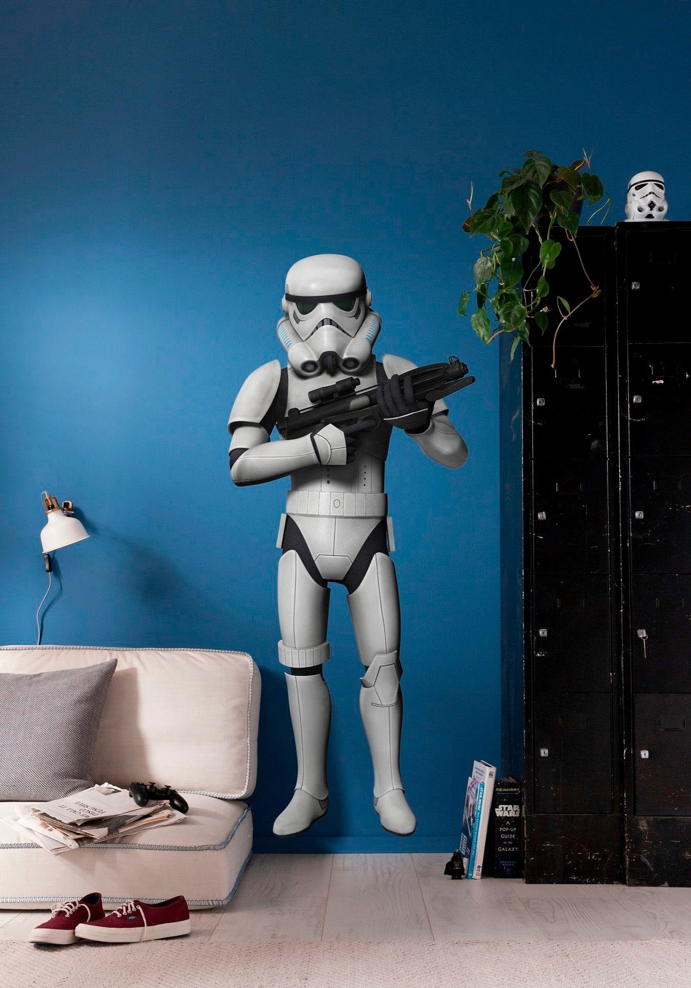 Komar Wandfolie Star Wars Stormtrooper - afm. 100 x 70 cm (4-delig)
