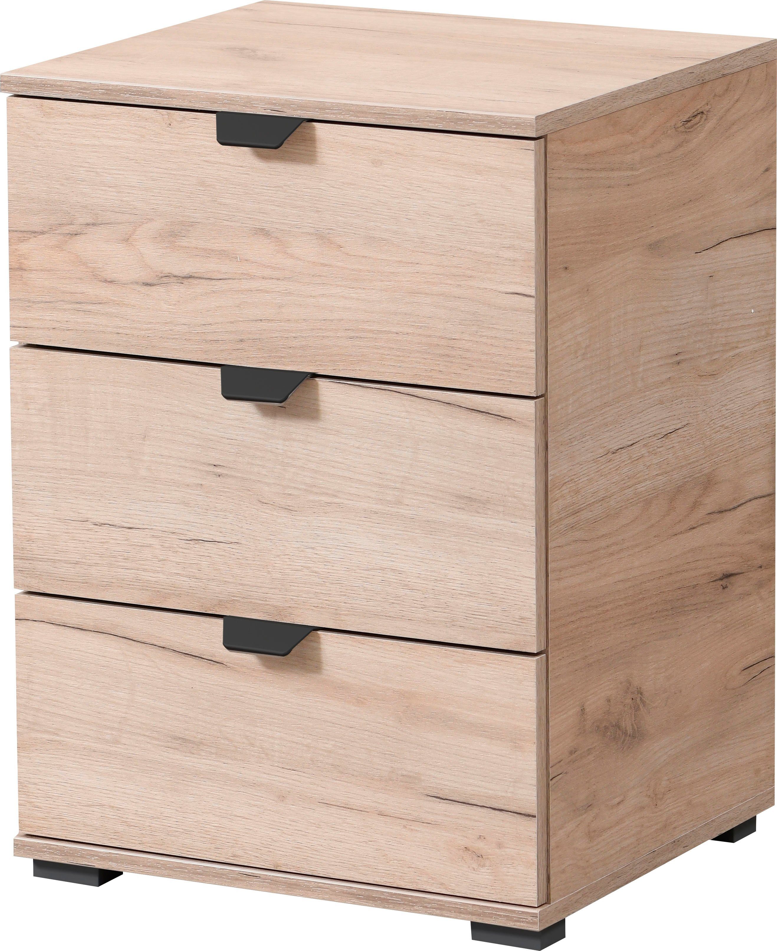 INOSIGN Nachtkastje Duero met 3 laden, breedte 45 cm