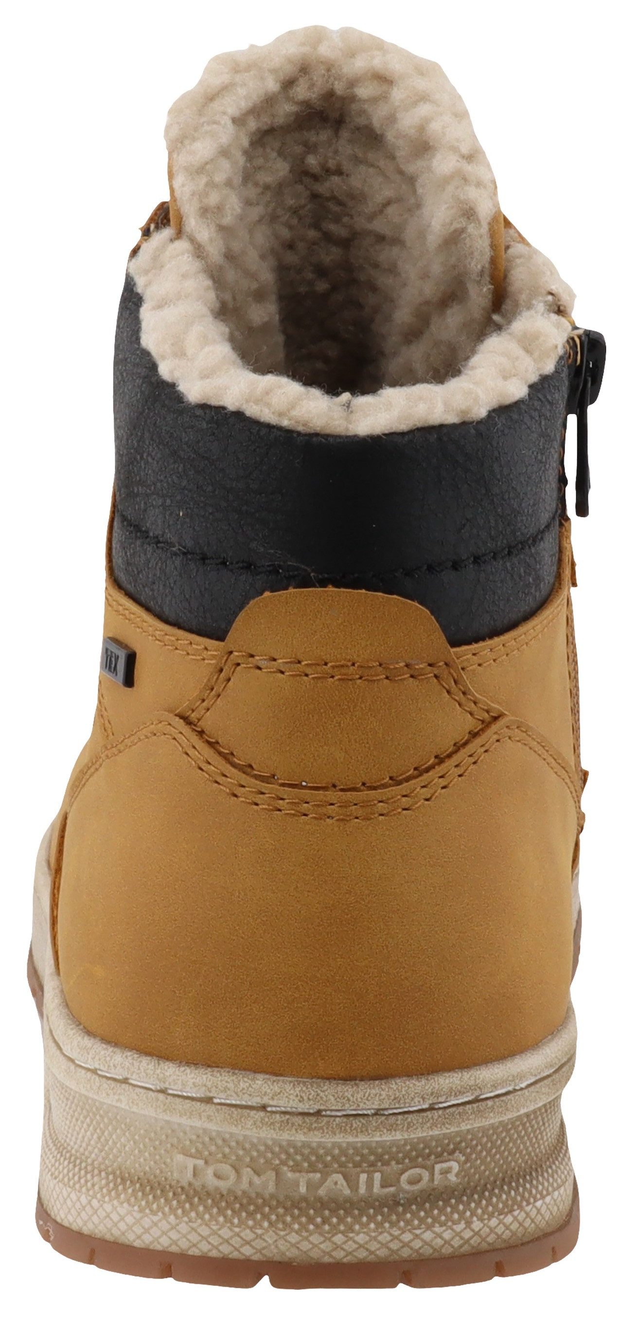 Tom Tailor Winterlaarzen , plateau, veterschoenen, high-top sneaker met binnenrits