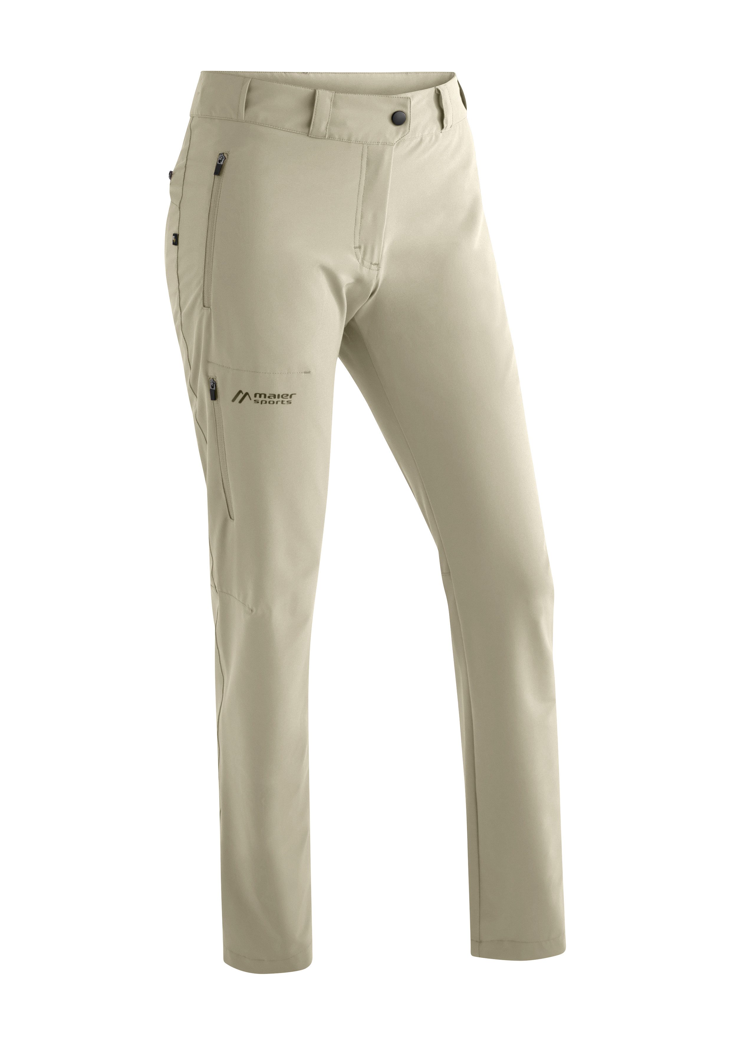 Maier Sports Outdoorbroek Latit slim W Dames wandelbroek, lange outdoorbroek, trekkingbroek slim