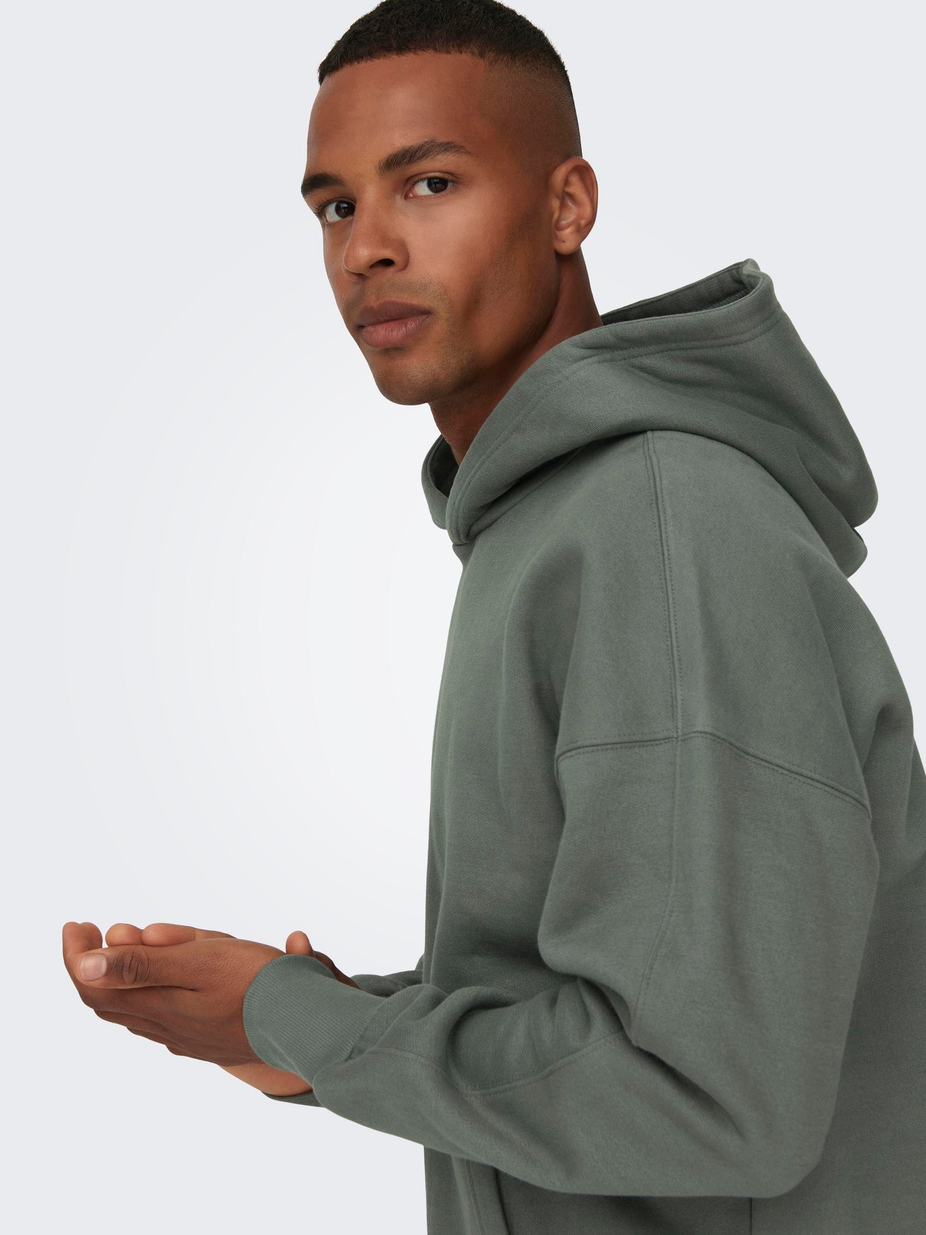 ONLY & SONS Hoodie ONSDAN LIFE RLX HEAVY SWEAT HOODIE NOOS