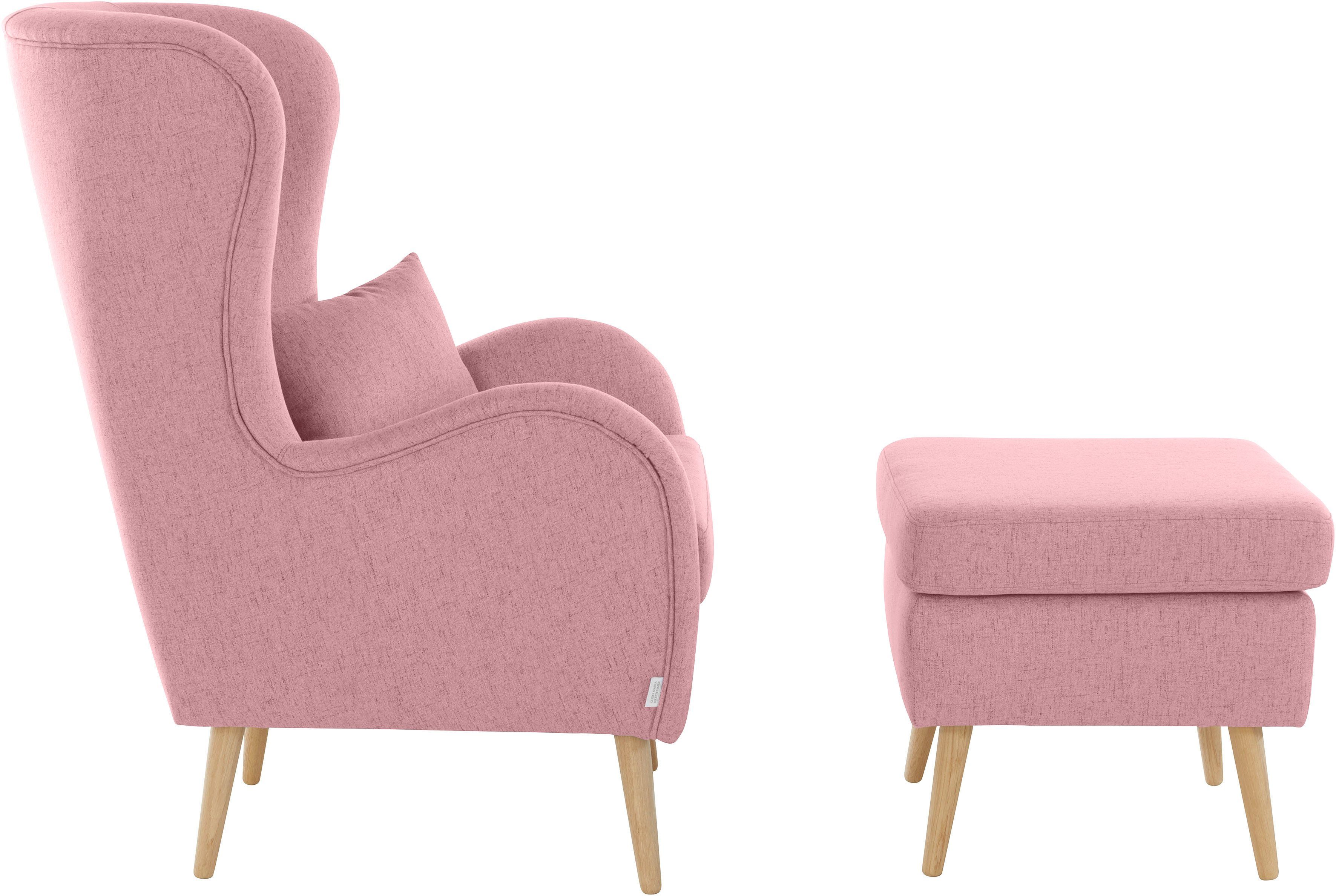 Home affaire Fauteuil Sallito, oorfauteuil, TV-stoel voor woonkamer, ook in velours cord