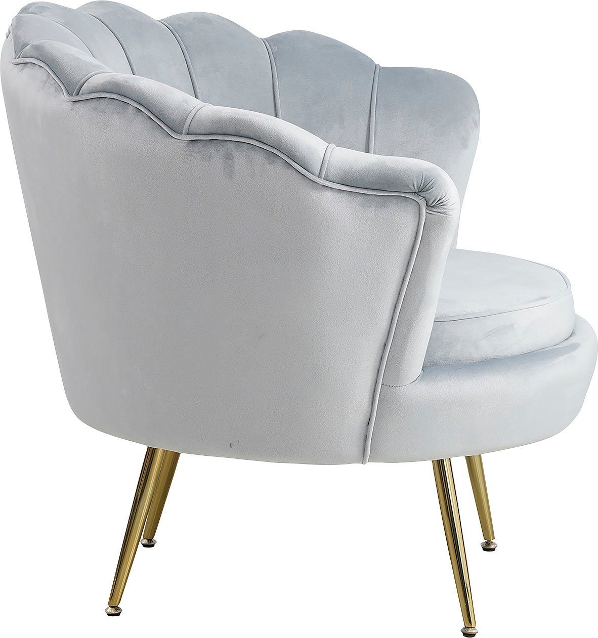 SalesFever Loungestoel Clam opvallend schelpdesign