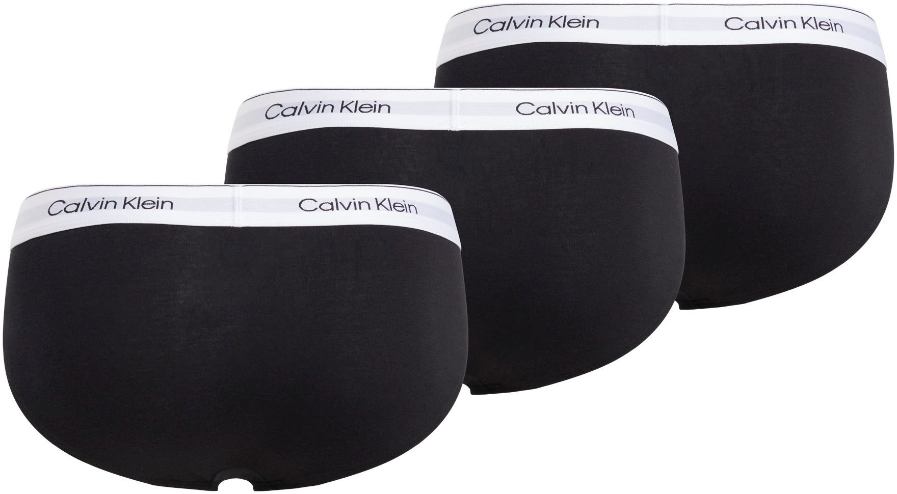 Calvin Klein Hipster HIP BRIEF 3PK met logo-elastische tailleband (3 stuks) (set, 3 stuks)