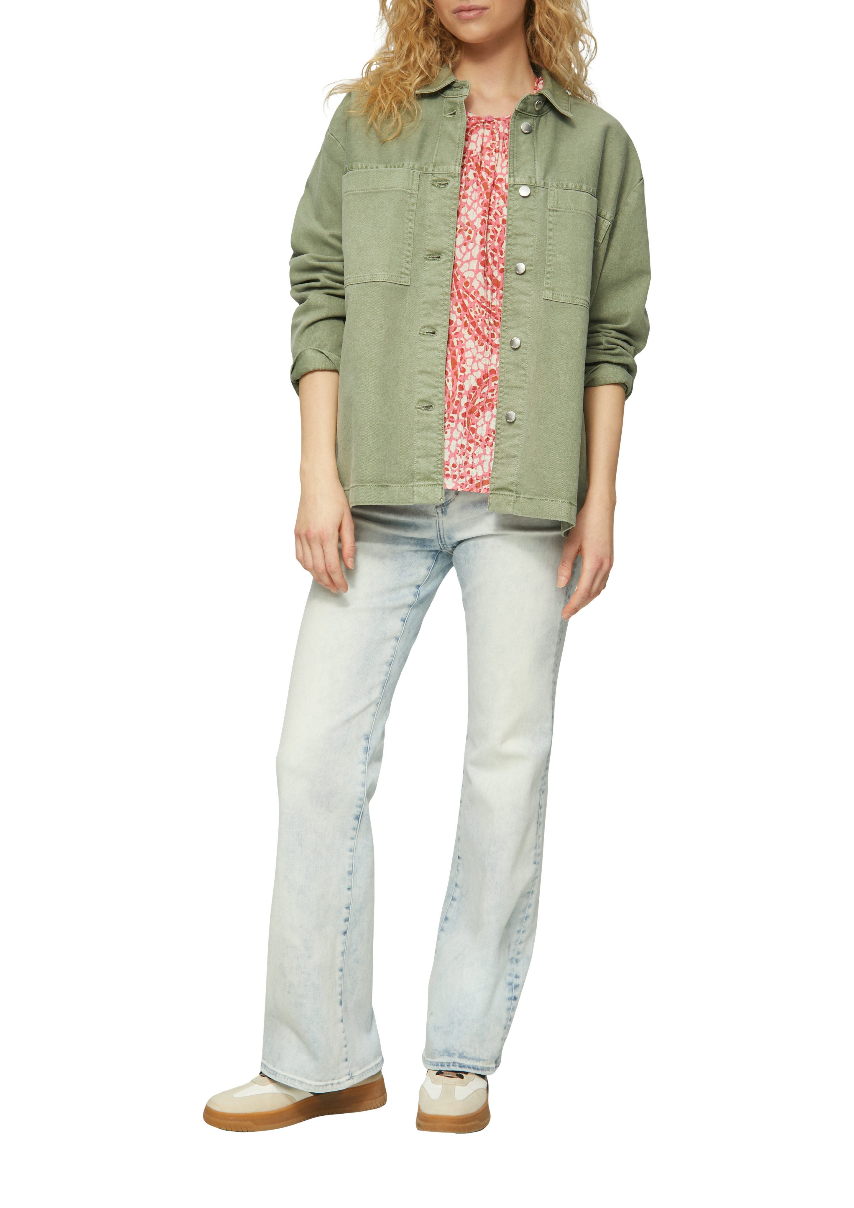 s.Oliver Klassieke blouse met print all-over