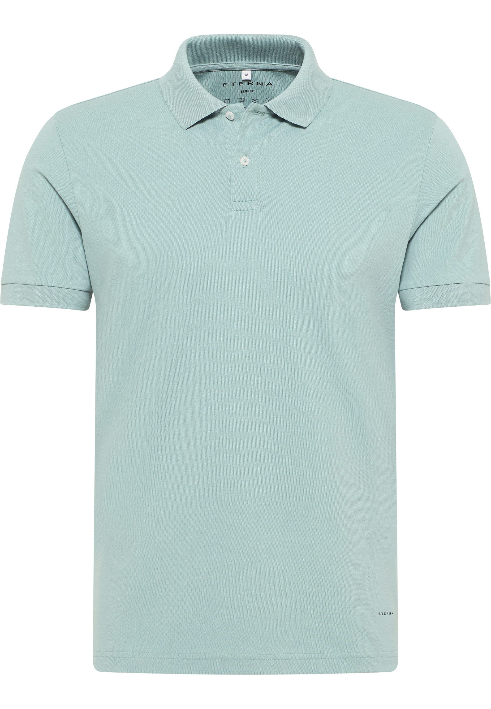 Eterna Overhemd met korte mouwen Slim fit EASY IRON (gemakkelijk te strijken)