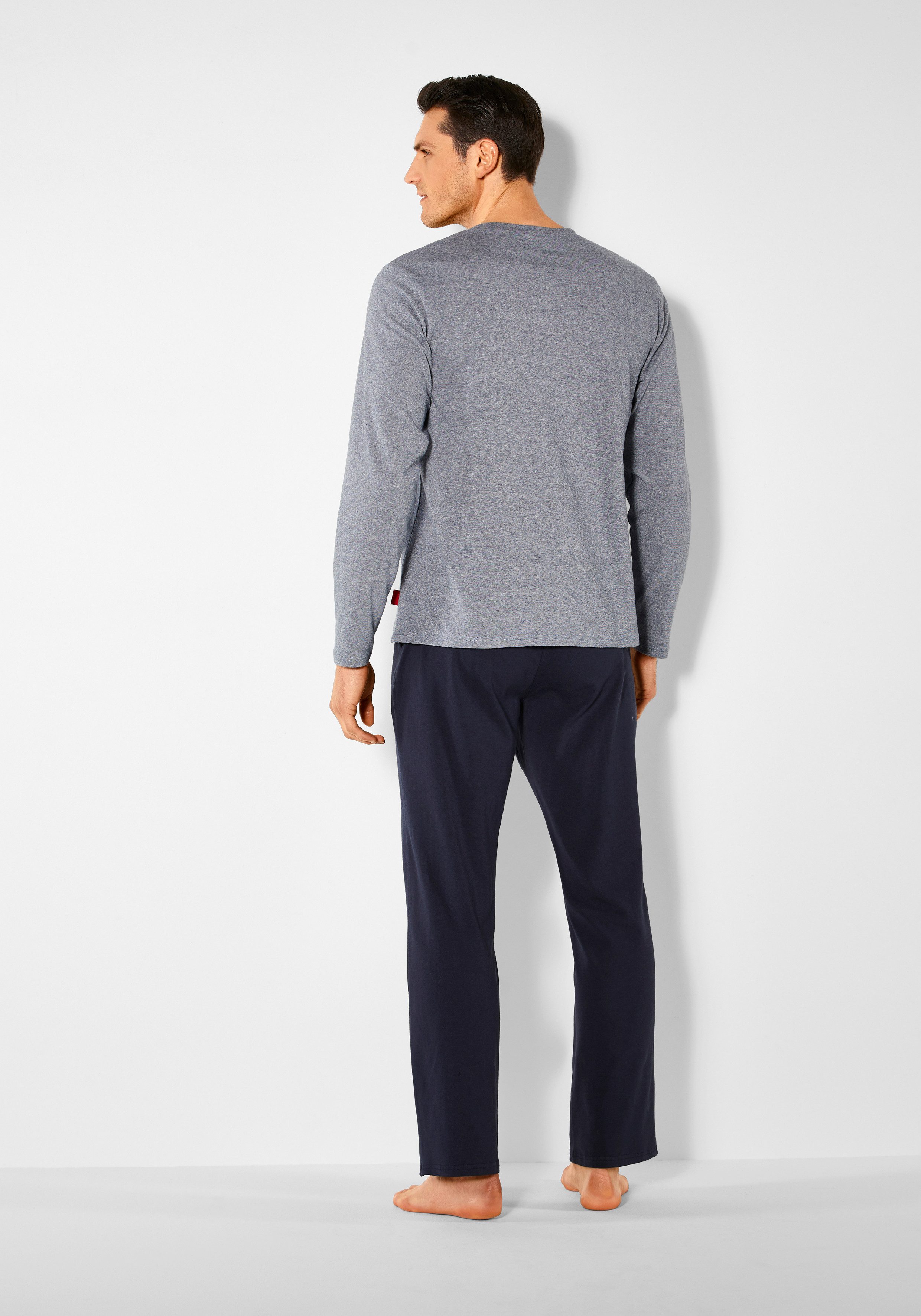 s.Oliver RED LABEL Beachwear Pyjama Pyjama met knopenrij (2-delig, 1 stuk)