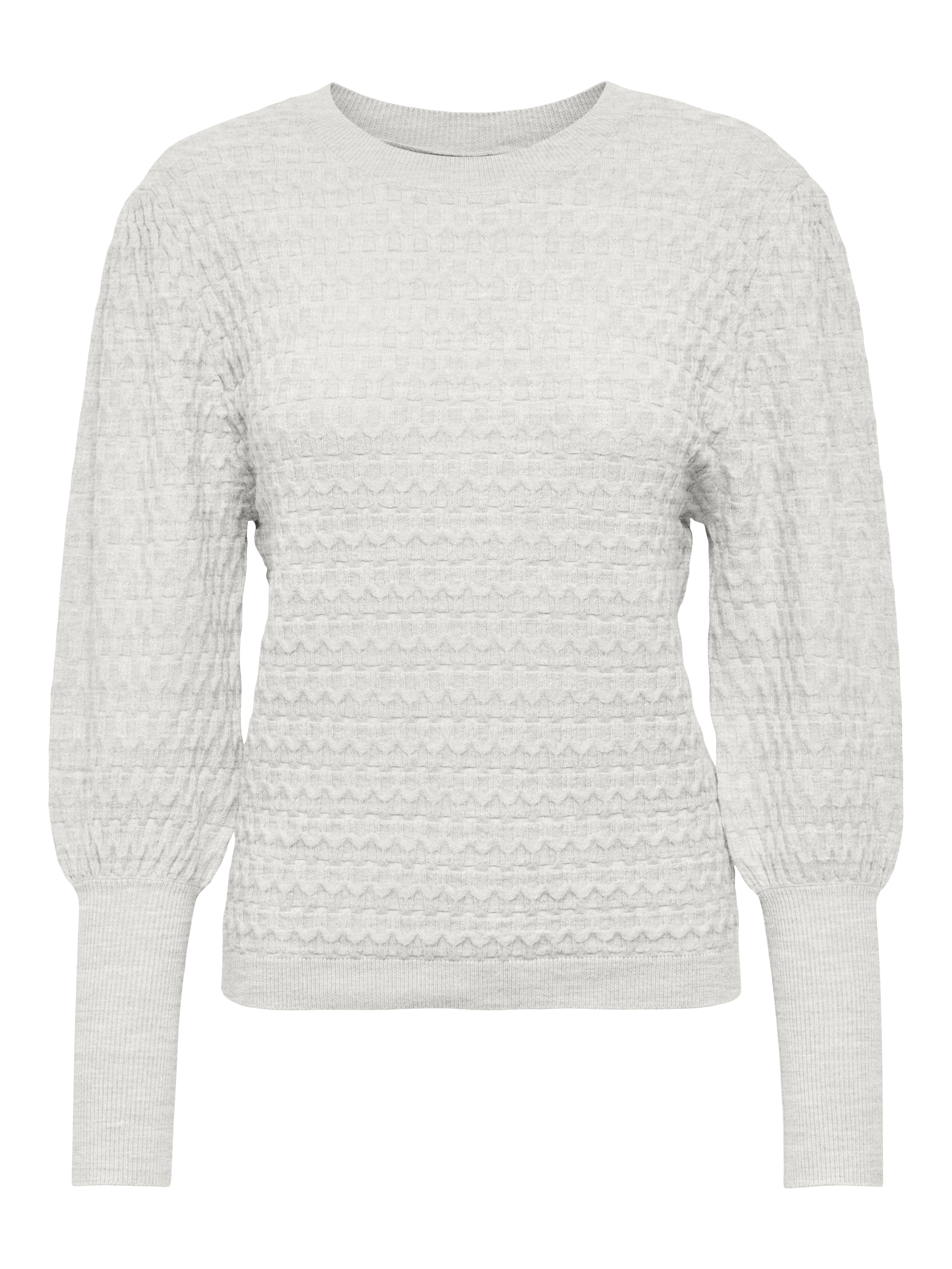 Only Trui met ronde hals ONLFAYE LIFE L/S PULLOVER KNT NOOS