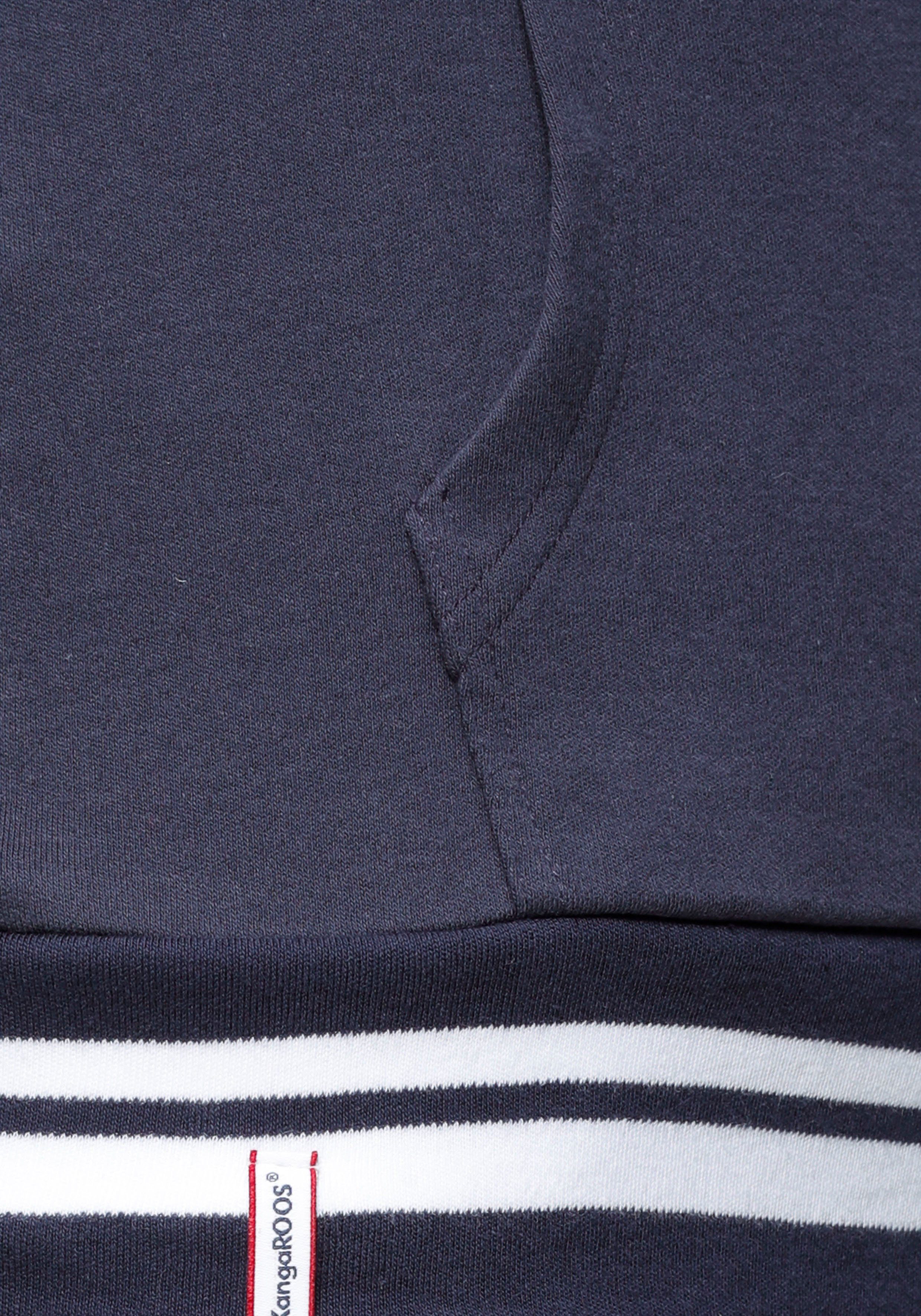 KangaROOS Hoodie Lange mouwen, figuurvolgende snit, van katoen, met capuchon
