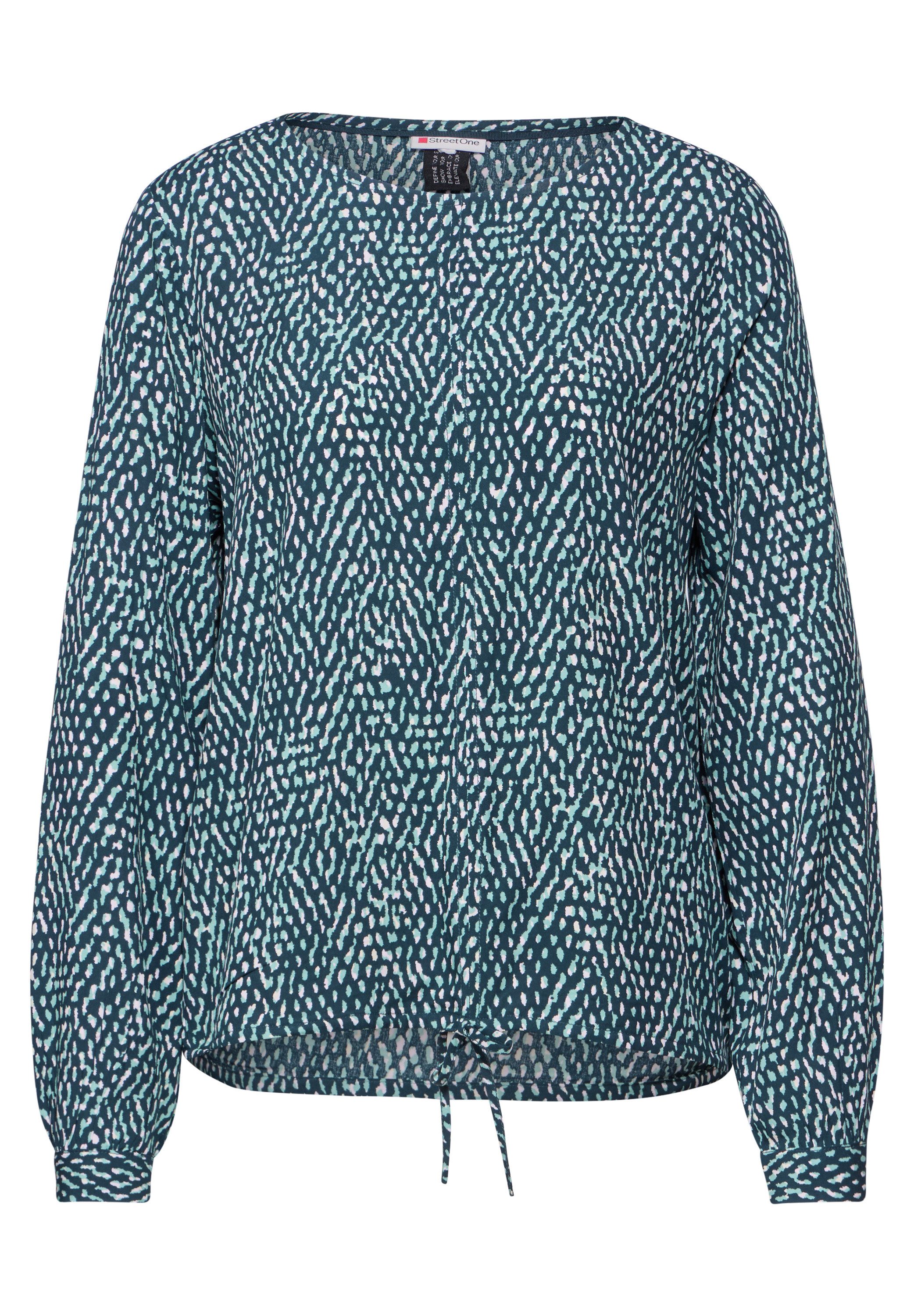 STREET ONE Blouse met lange mouwen met print all-over