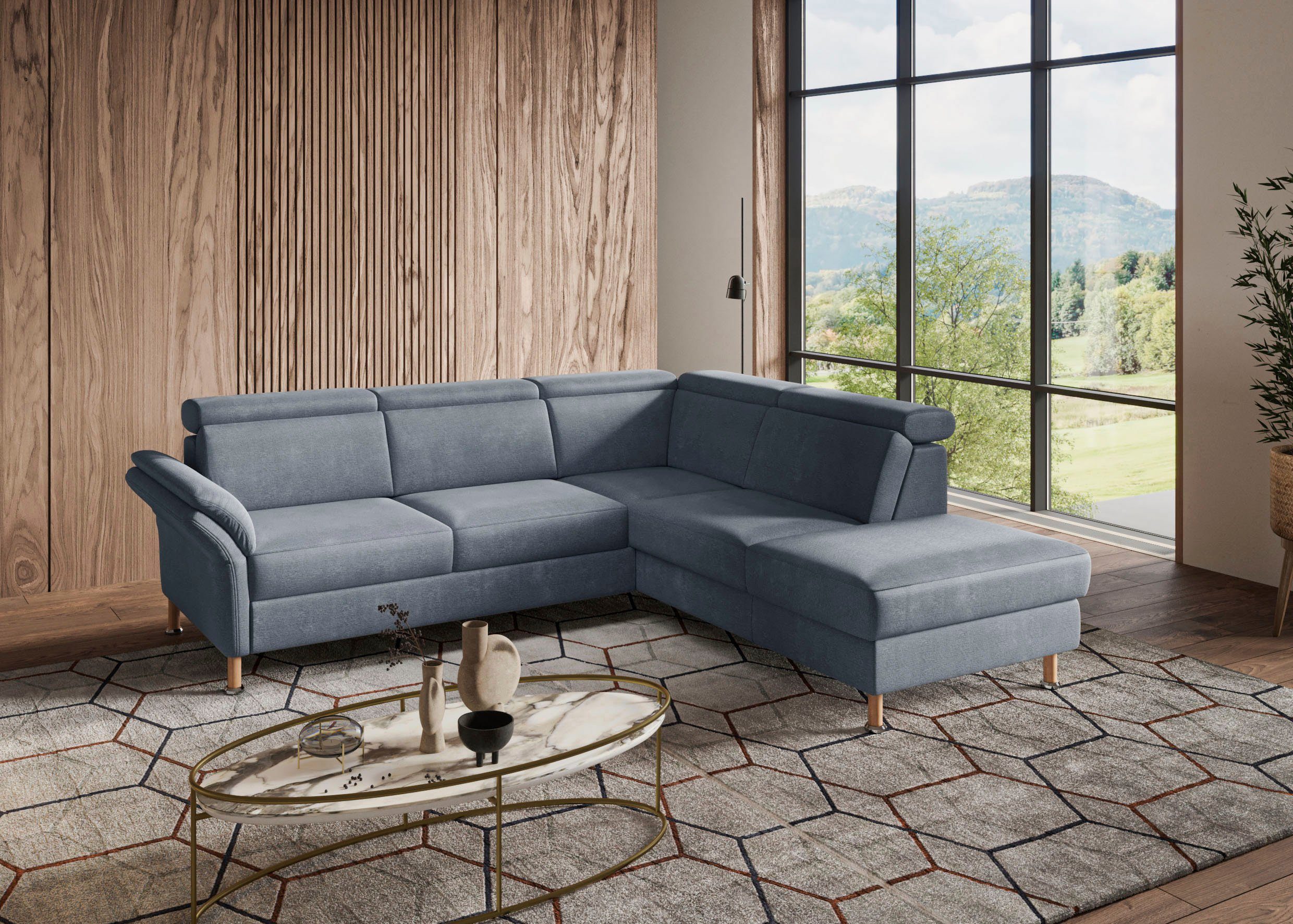 Home affaire Hoekbank Calypso L-vorm met relaxfunctie motorisch in bank 2,5-zits