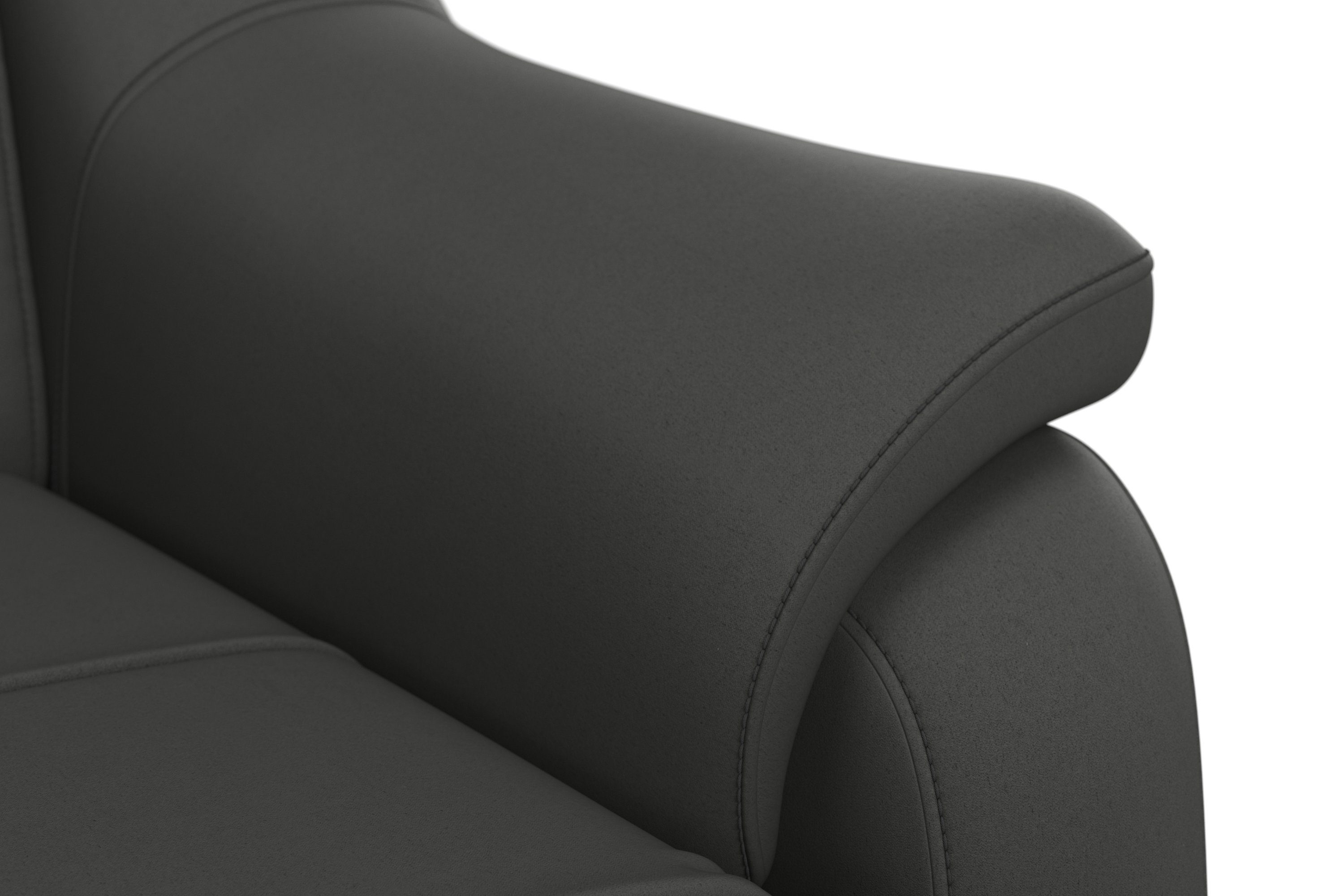 sit&more Hoekbank Freetown L-vorm met verstelbare hoofdsteun en comfortabele binnenvering