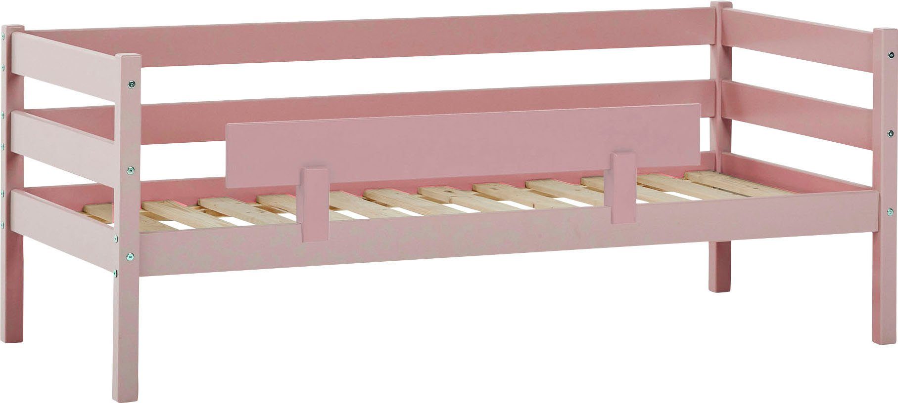 Hoppekids 1-persoonsledikant ECO Comfort kinderbed, massief grenenhout, tienerbed inclusief lattenbodem (set)
