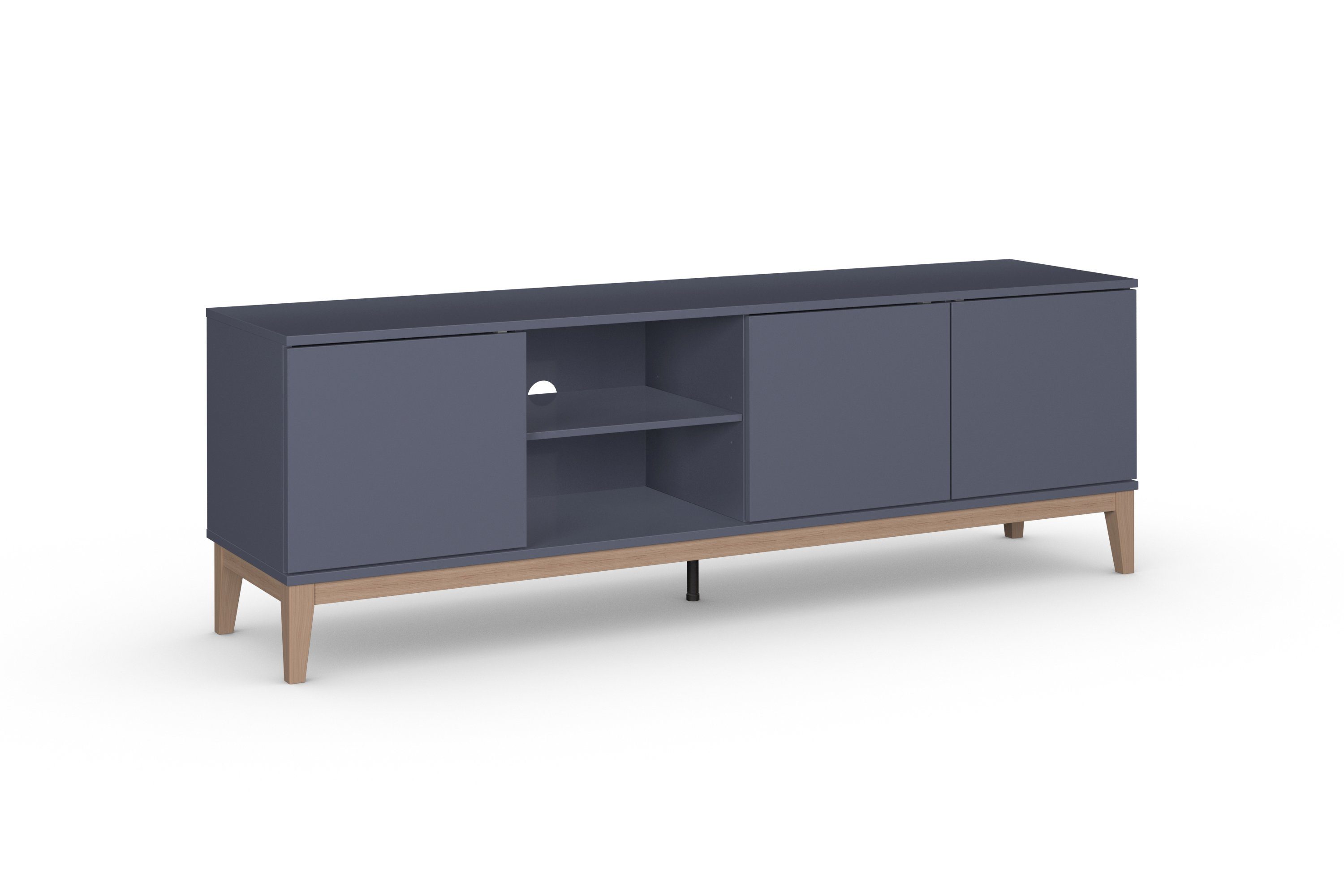 andas Tv-meubel Maryd Commode, onderstel in houtlook, breedte 160 cm (1 stuk)