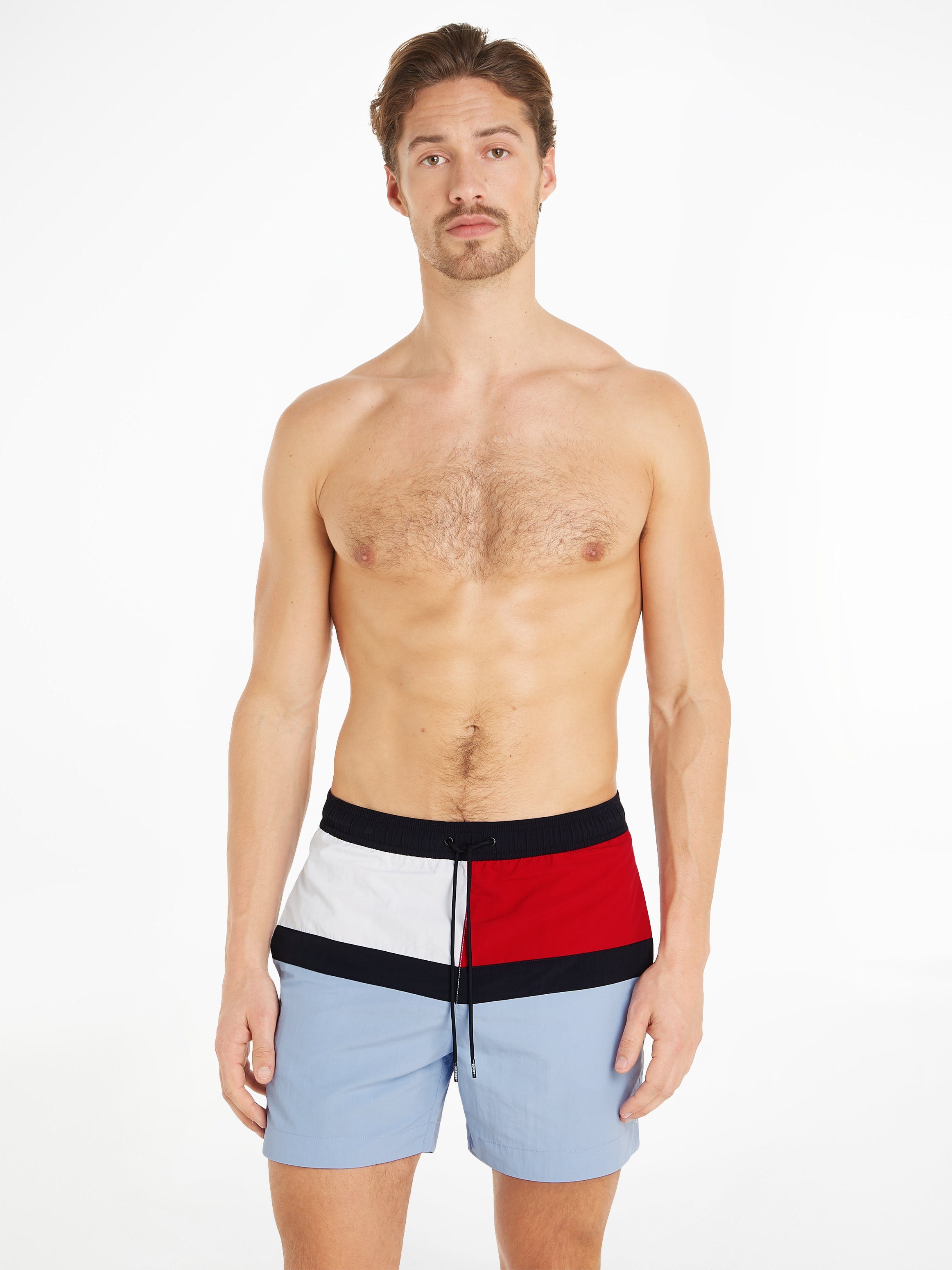 Tommy Hilfiger Swimwear Zwemshort MEDIUM DRAWSTRING in meerkleurige look