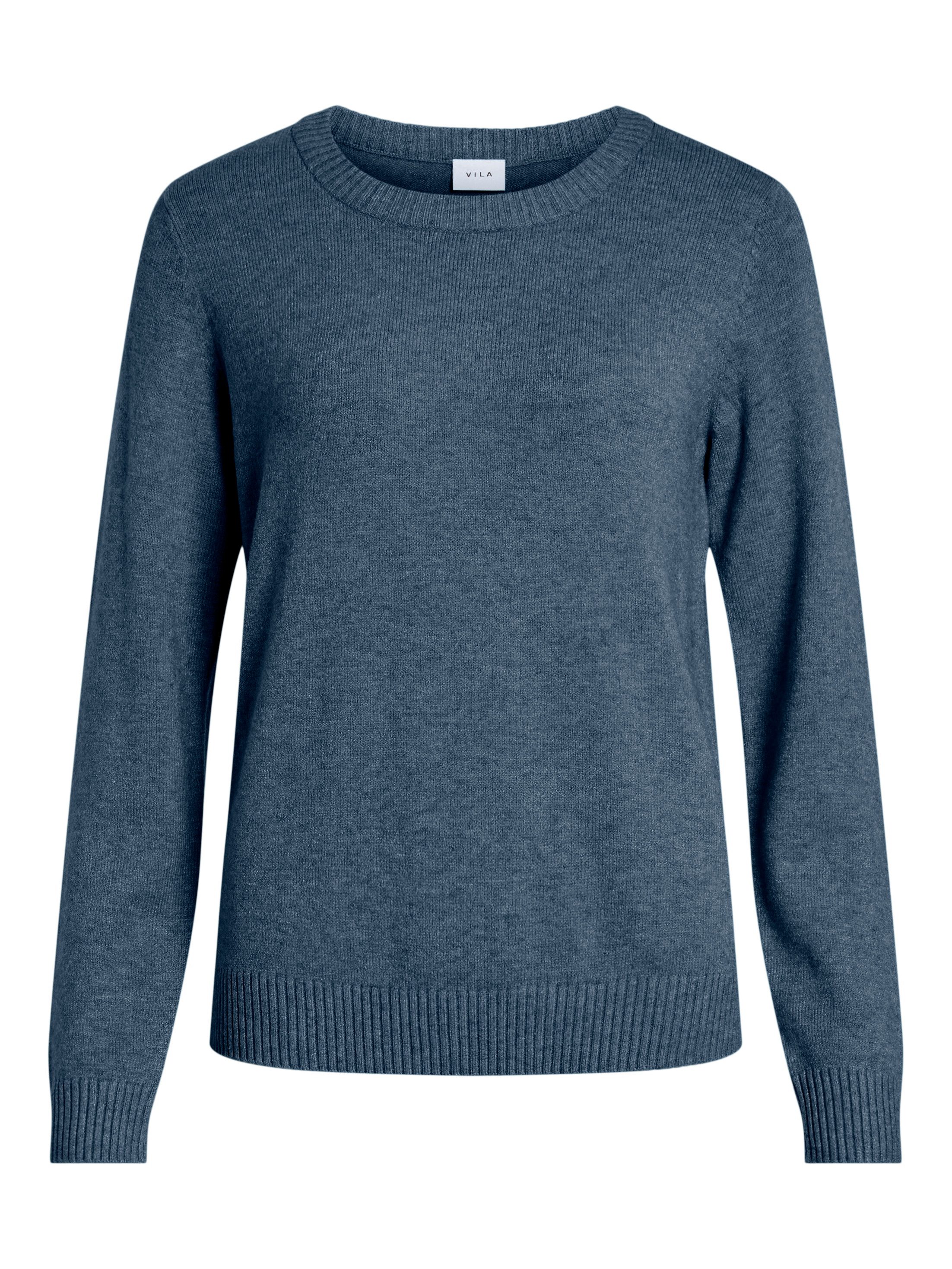 Vila Trui met ronde hals VIRIL O-NECK L/S KNIT TOP - NOOS