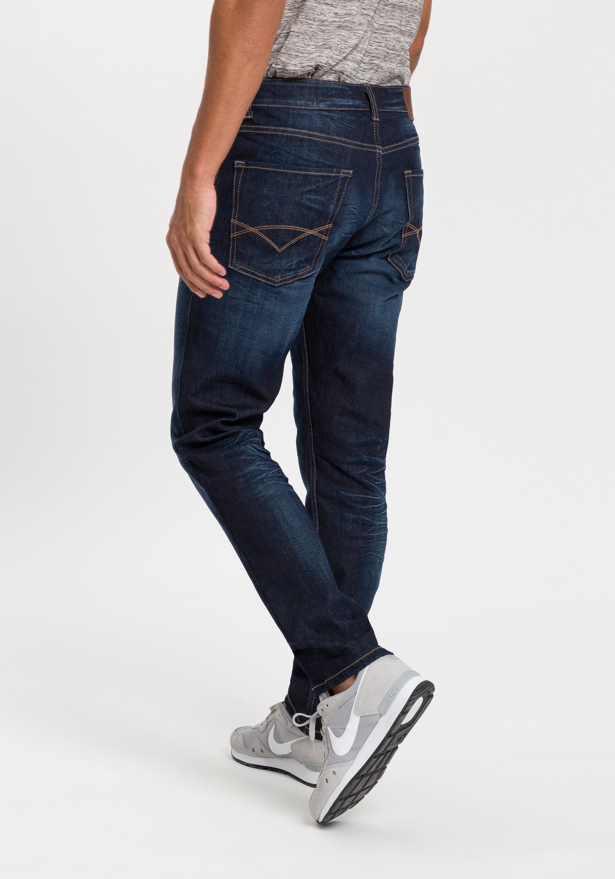 Bruno Banani Comfort fit jeans Floyd rechte pijp, met steekzakken, lage taillehoogte