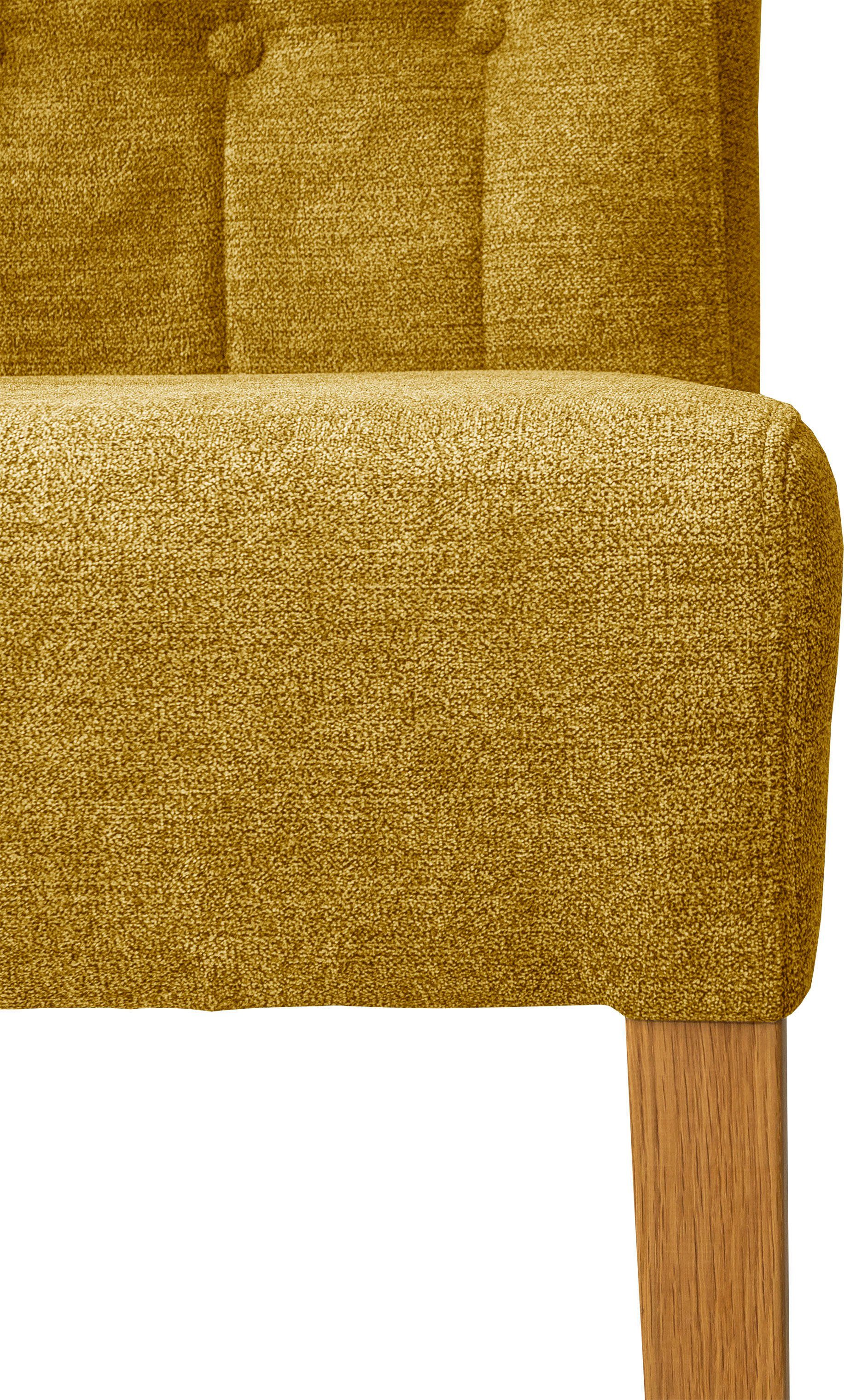 Home affaire Stoel Queen Eetkamerstoel met capitonnage, set van 2, 4 of 6