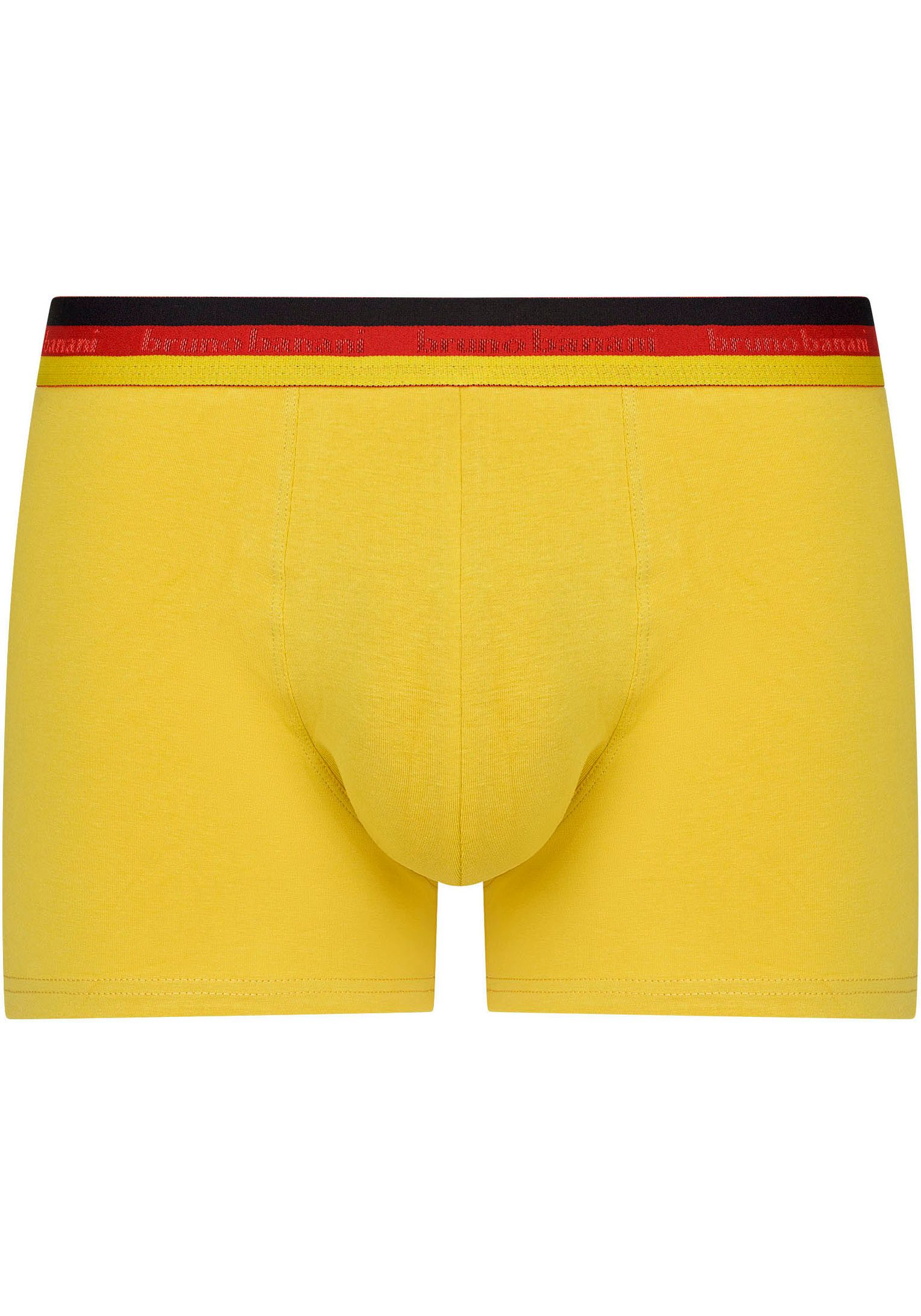 Bruno Banani Retro hipster Golden Goal met meerkleurige boord (Set van 3)