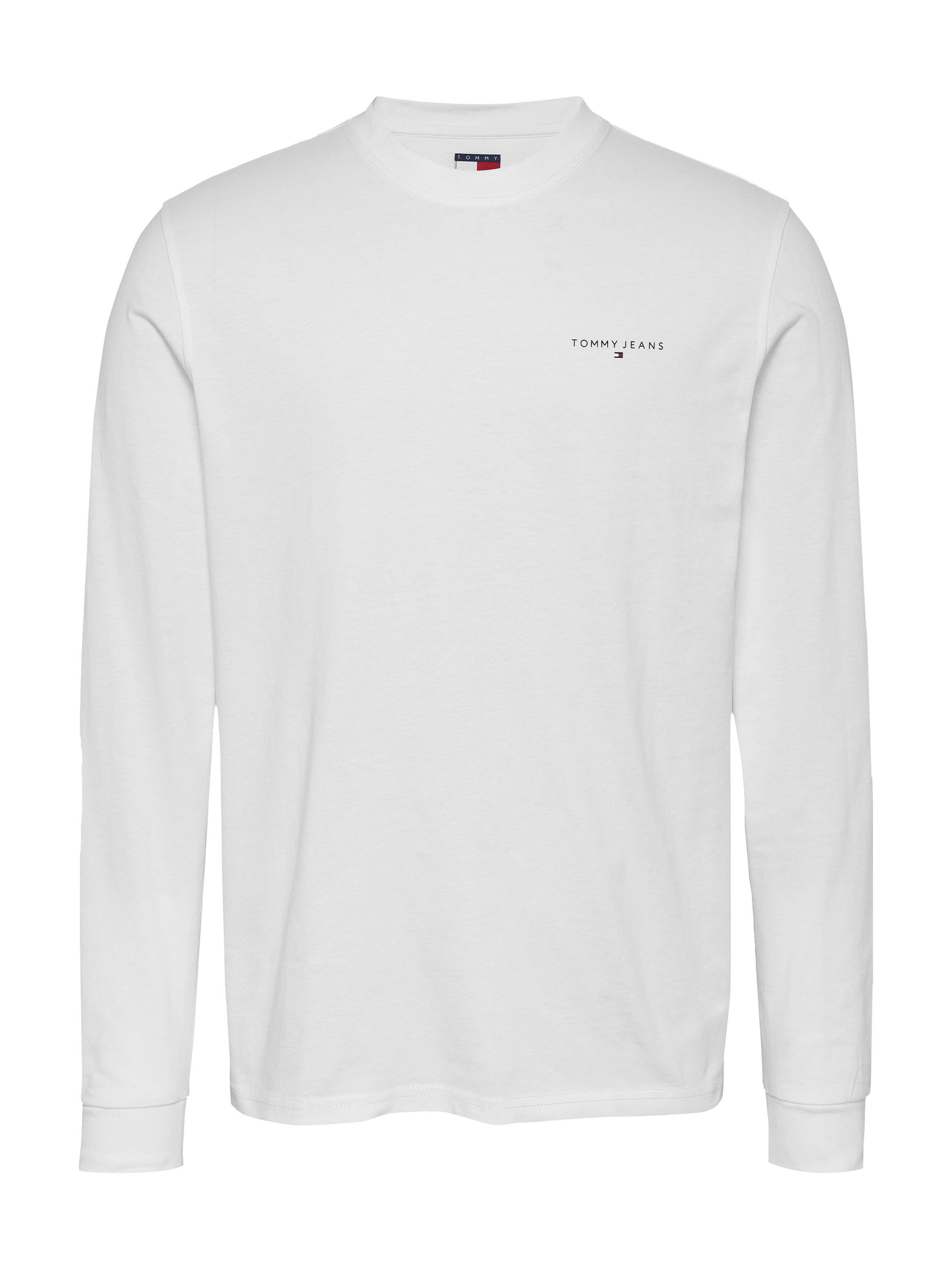 TOMMY JEANS Shirt met lange mouwen TJM SLIM LINEAR CHEST LS TEE EXT