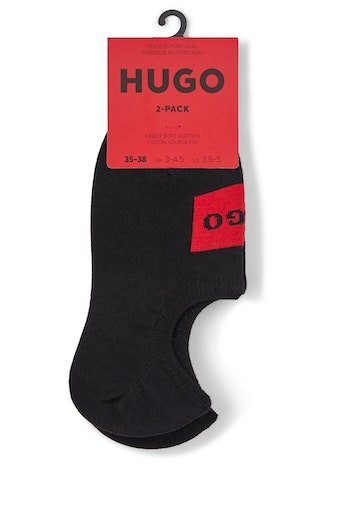 HUGO underwear Vrijetijdssokken 2P LOW CUT LABEL CC W (2 paar)