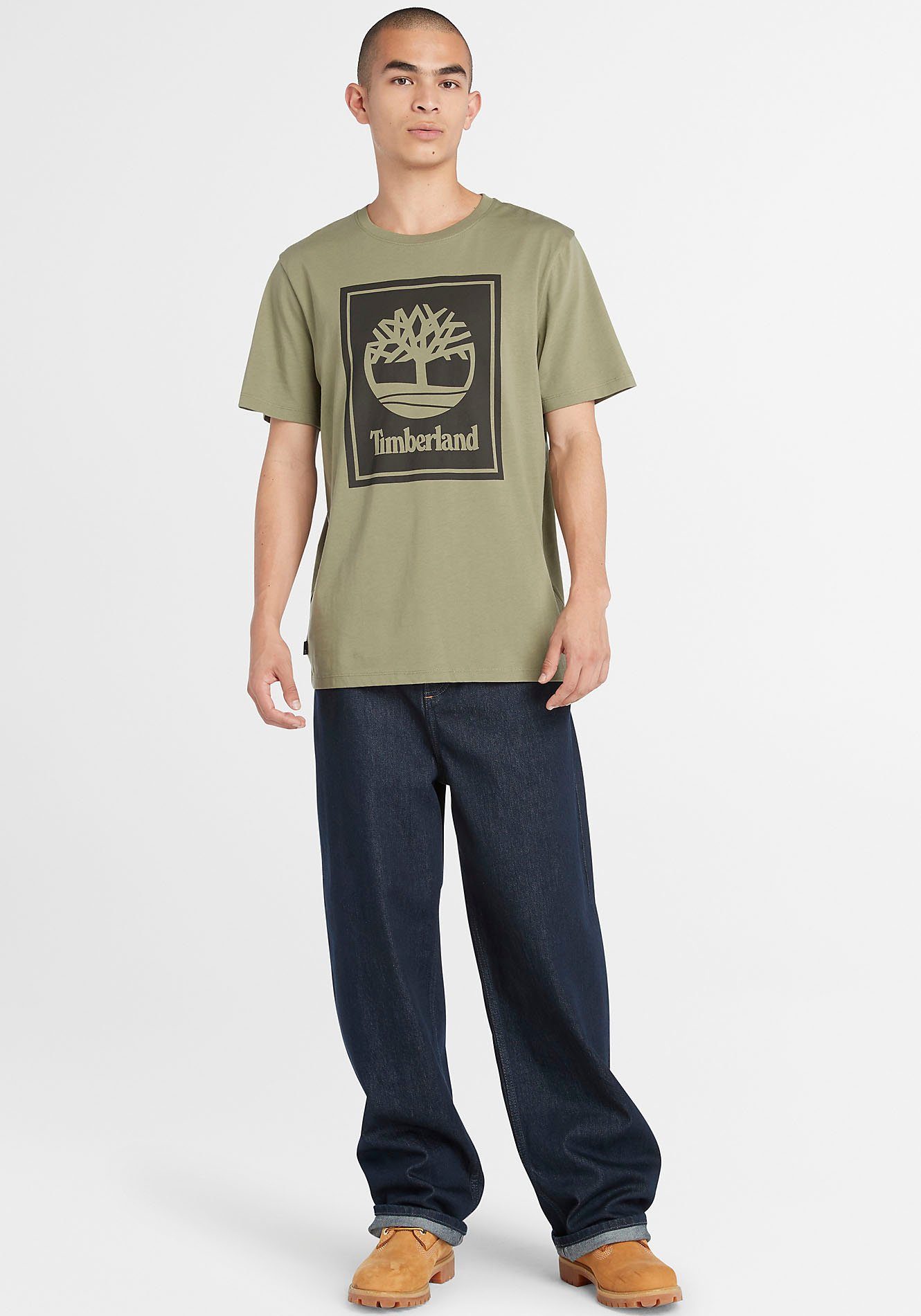 Timberland T-shirt STACK LOGO Short Sleeve Tee