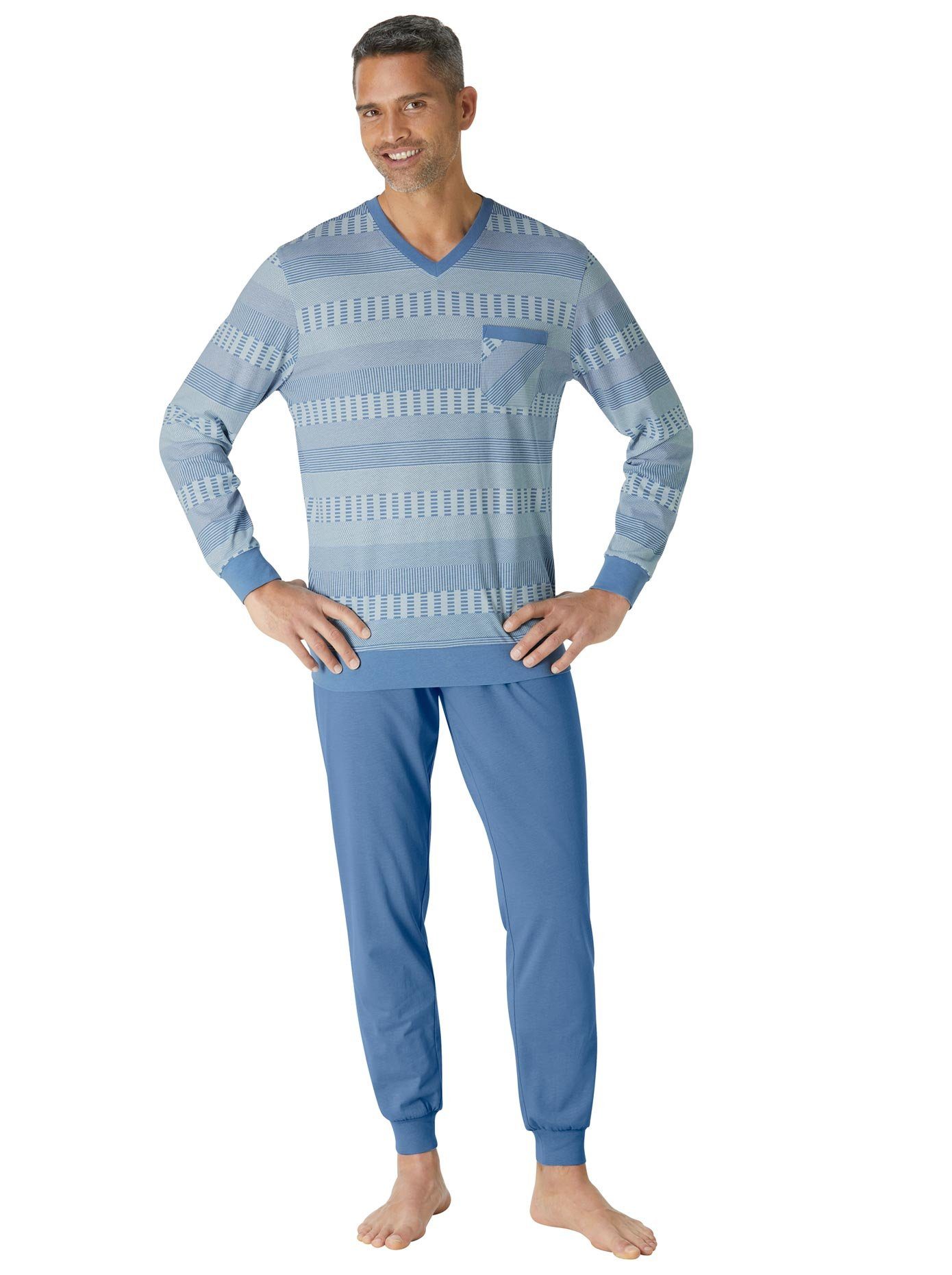 wäschepur Pyjama heren pyjama's maat 56/58 multicolor