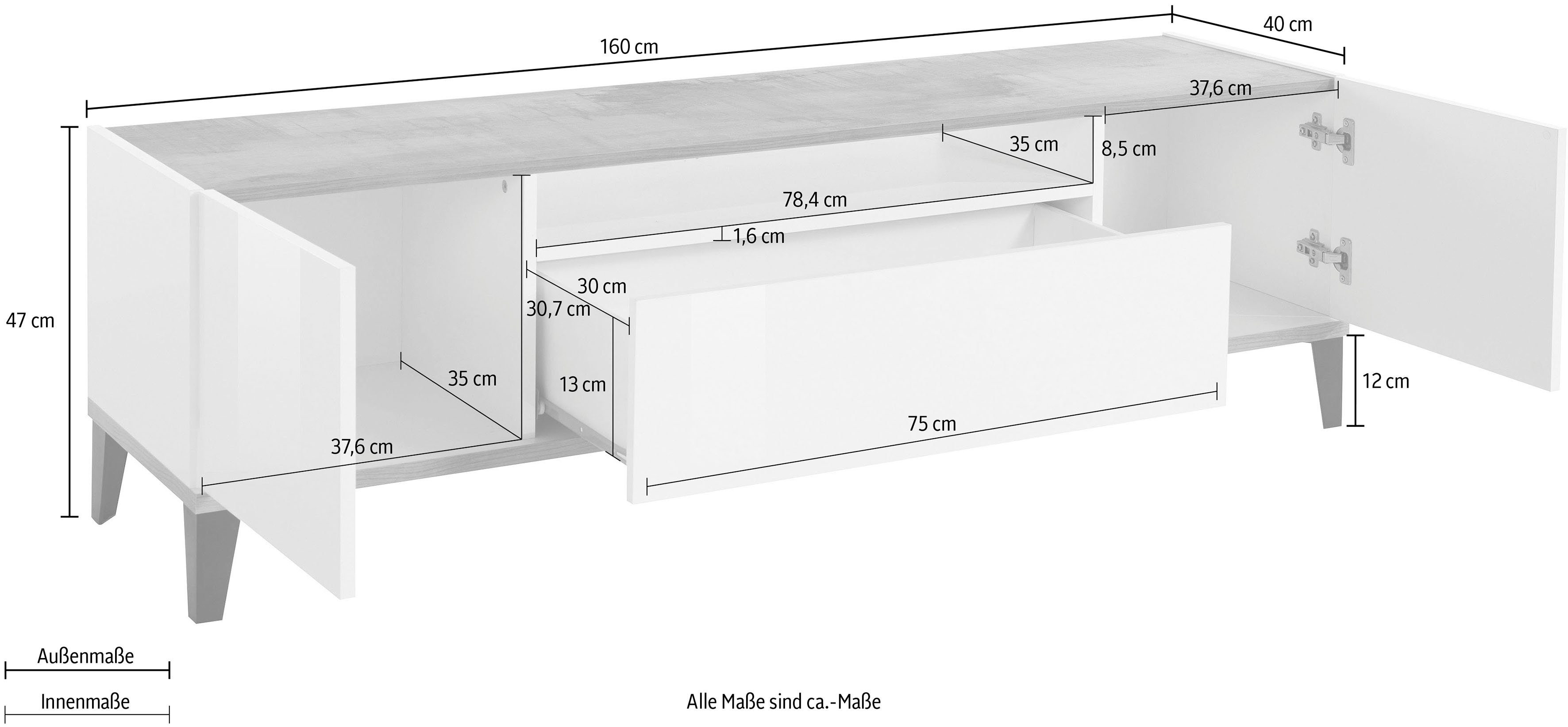 INOSIGN Tv-meubel Sunrise TV-meubel, TV-kast