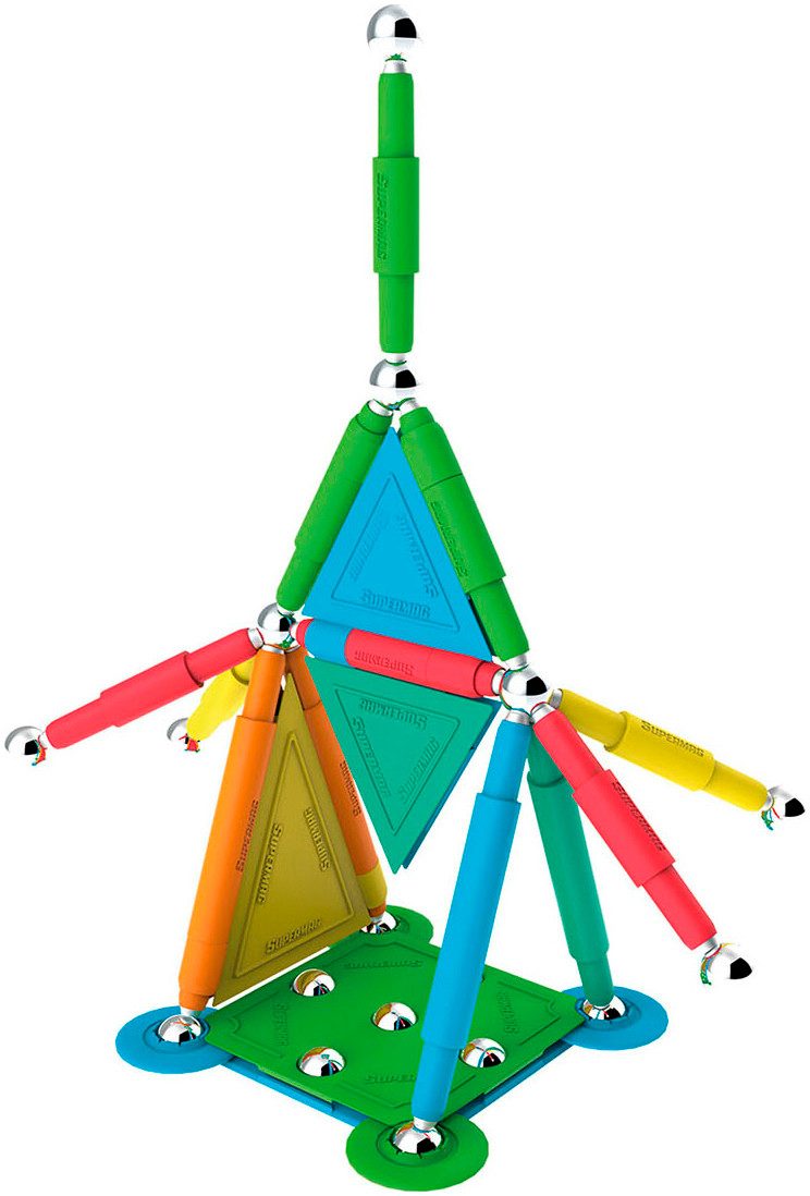 Happy People Magnetische speelblokken Supermag Color Stix (set, 50 stuks)