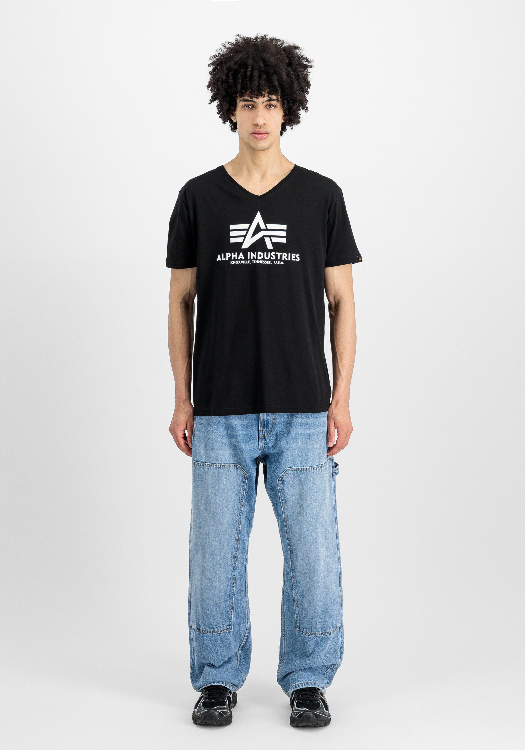Alpha Industries T-shirt Alpha Industries Men - T-Shirts Basic T-Shirt BL V-Neck