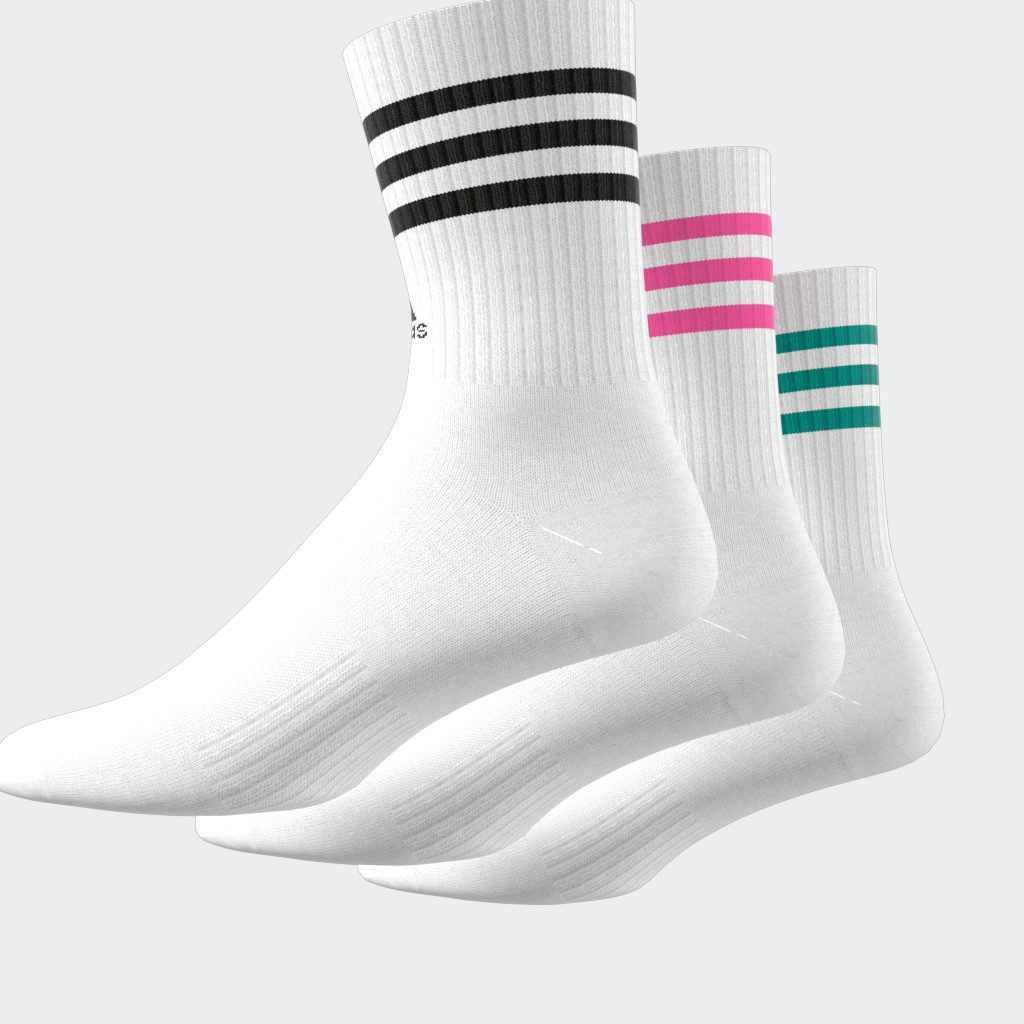 adidas Performance Functionele sokken 3-STRIPES CUSHIONED CREW SOKKEN, 3 PAAR (3 paar)