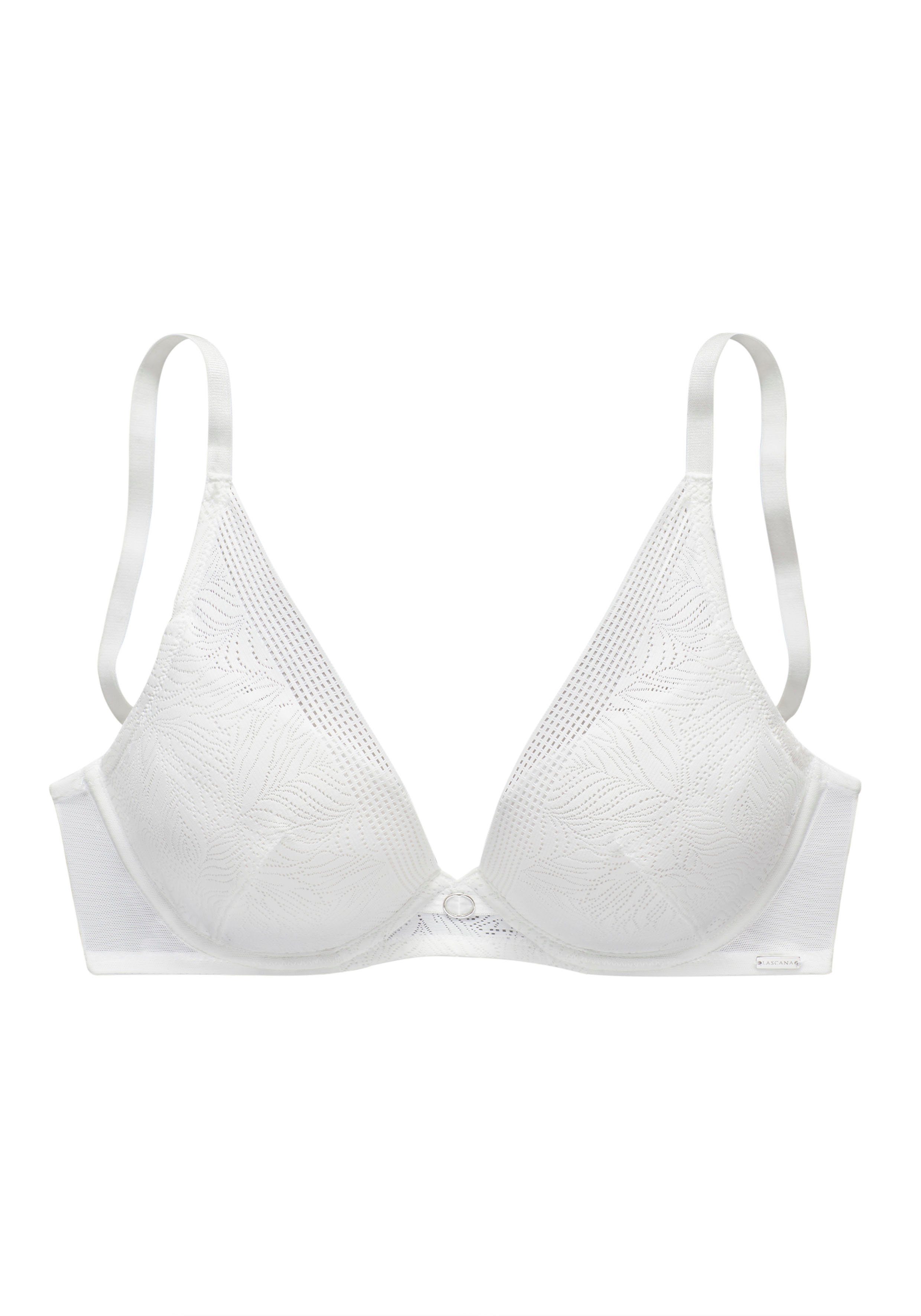 Lascana Push-up-bh met extra platte randen in high-apex ontwerp, lingerie