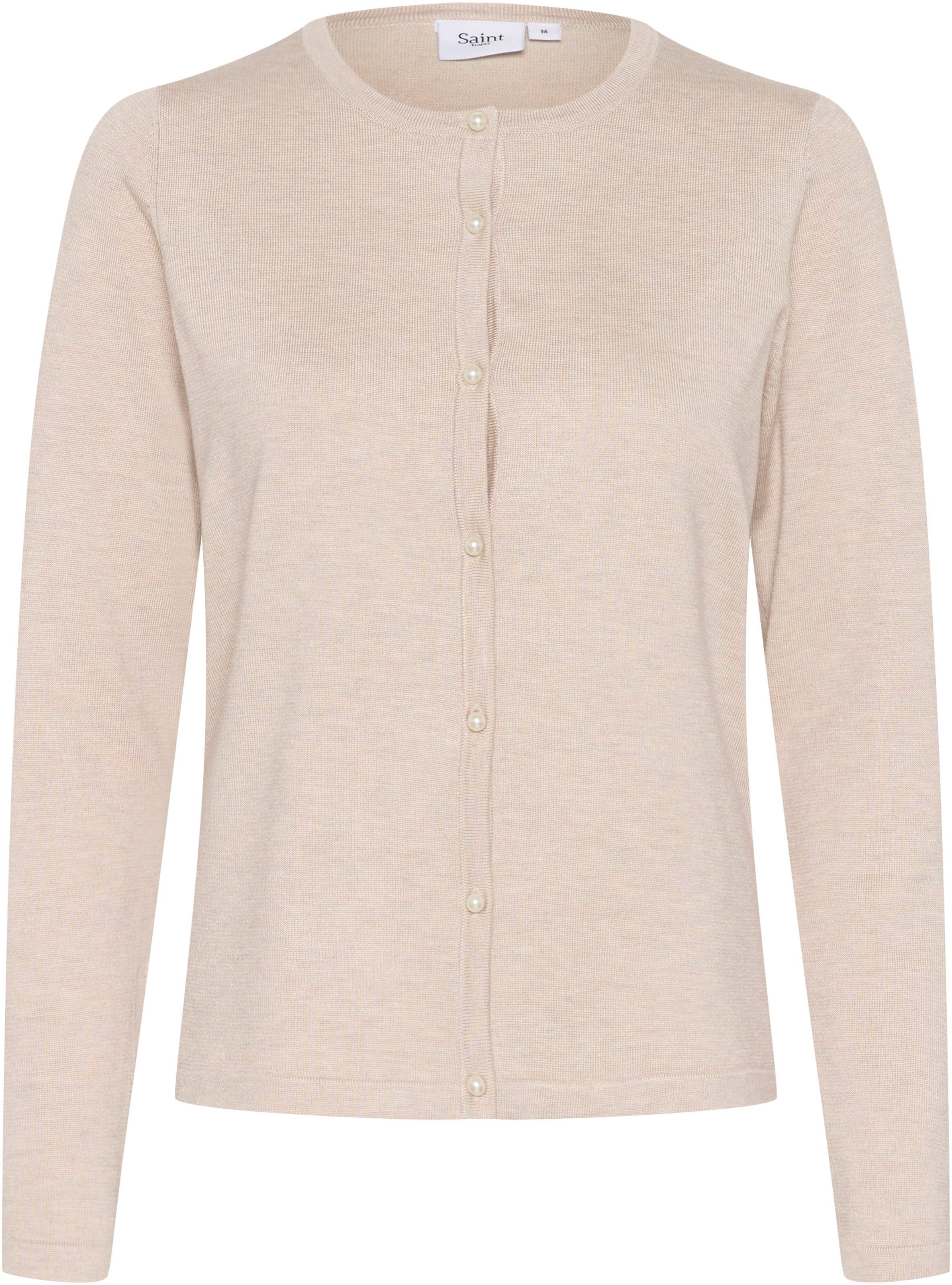 Saint Tropez Vest JemmaSZ Cardigan met decoratieve knopen