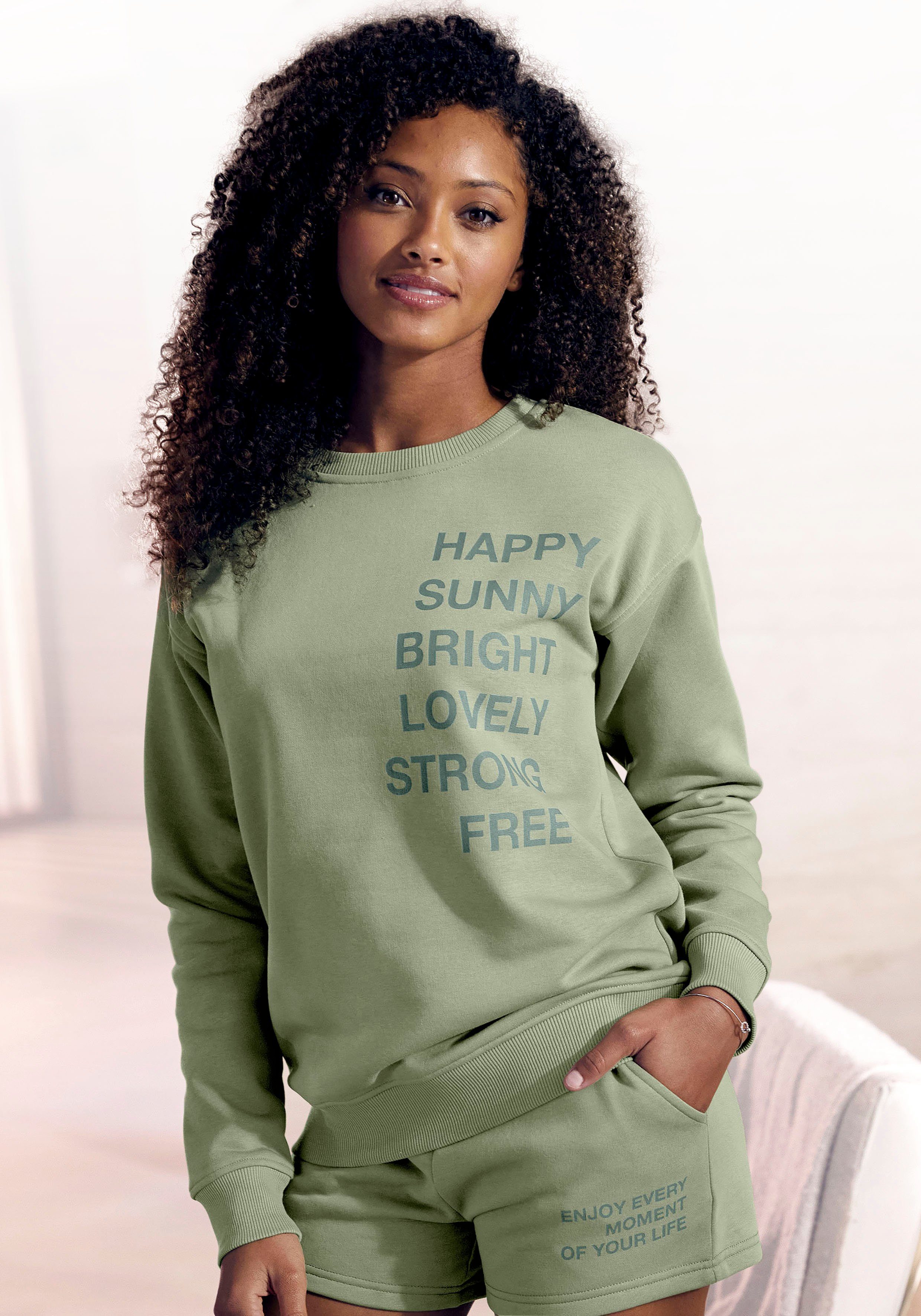 Buffalo Sweatshirt met statement-print