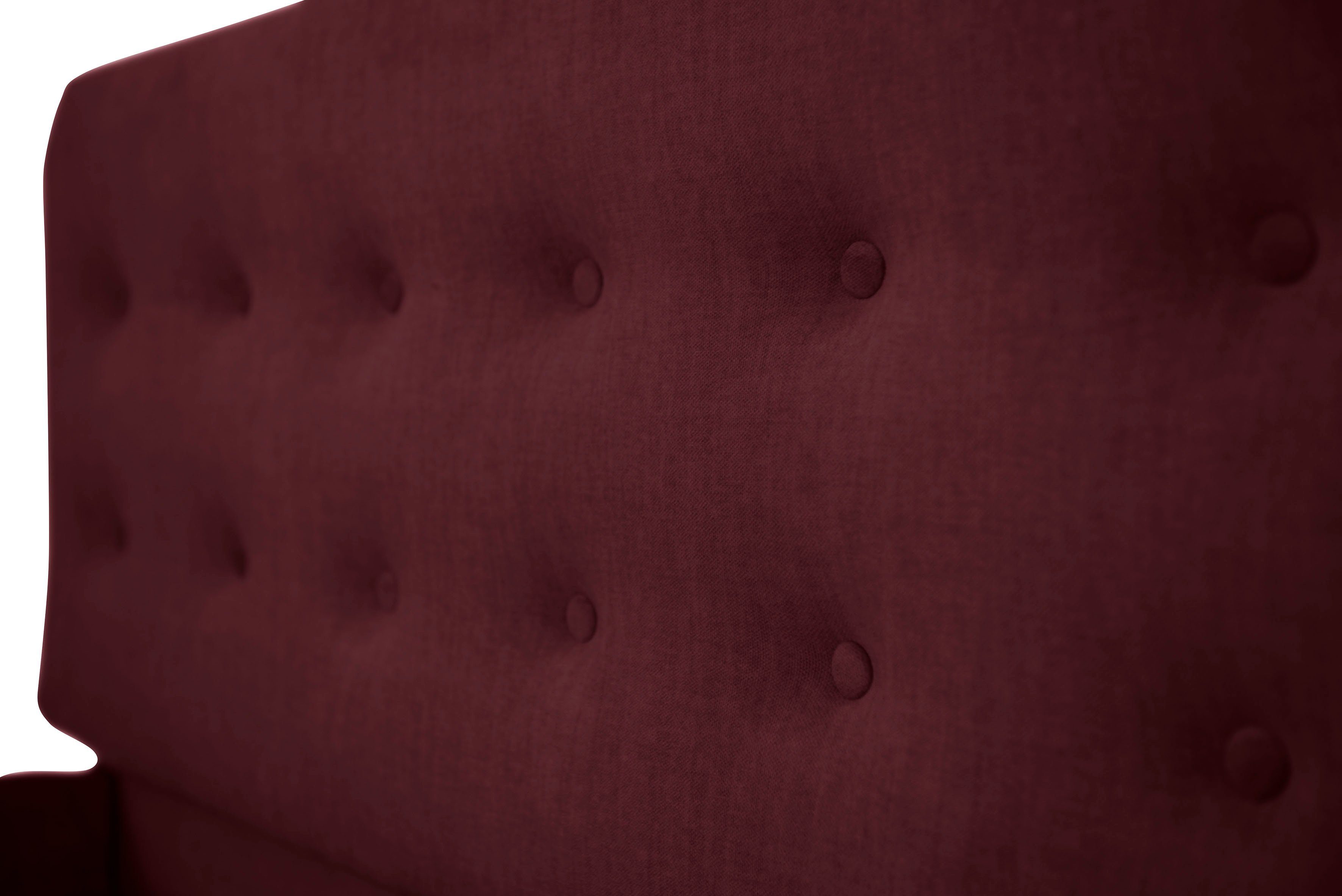 Home affaire Gestoffeerd bed Vaine in 5 breedten, ook in lengte 220 cm, incl. lattenrol