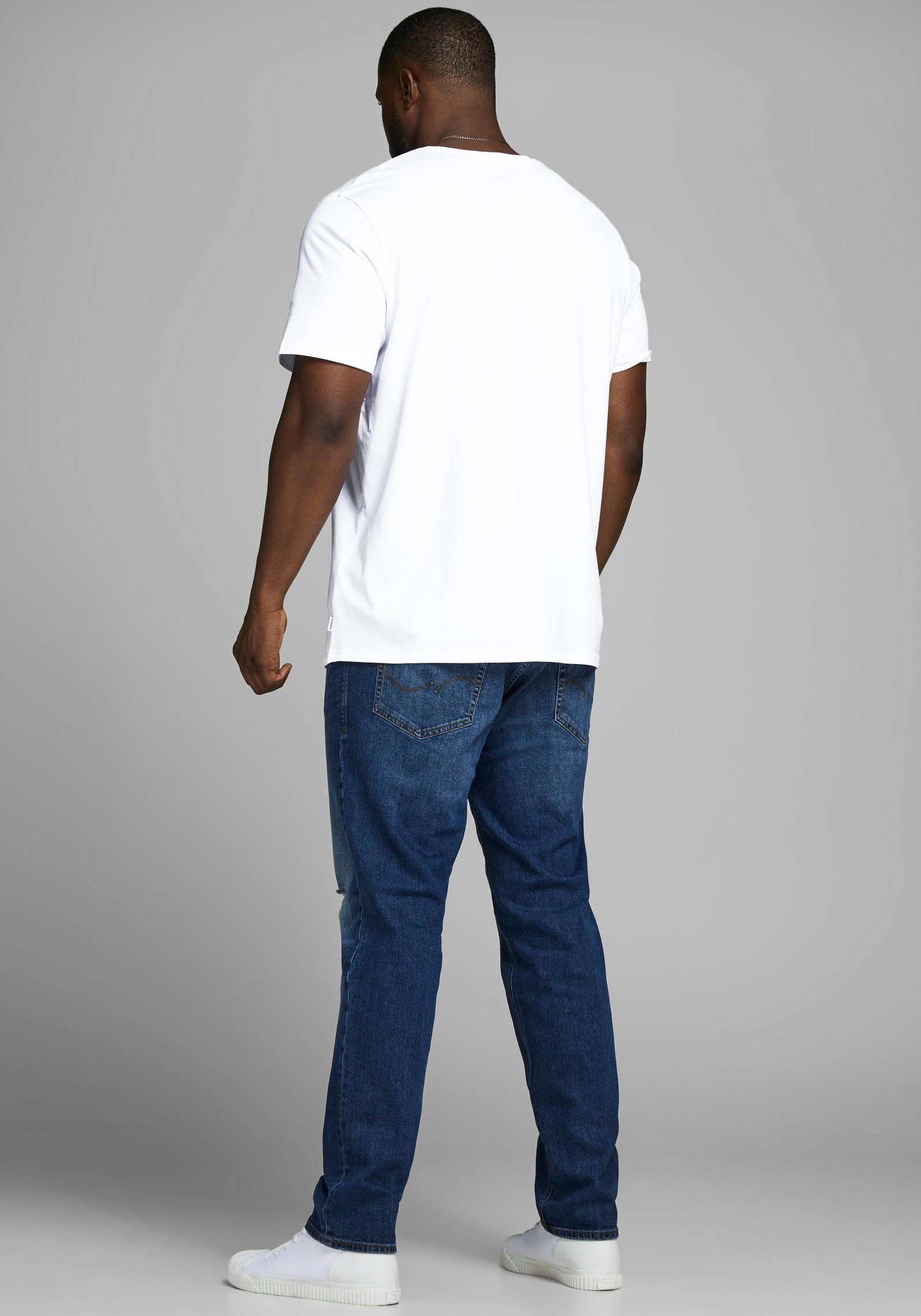 Jack & Jones PlusSize Shirt met ronde hals JJEORGANIC BASIC TEE SS O-NECK NOOS PLS