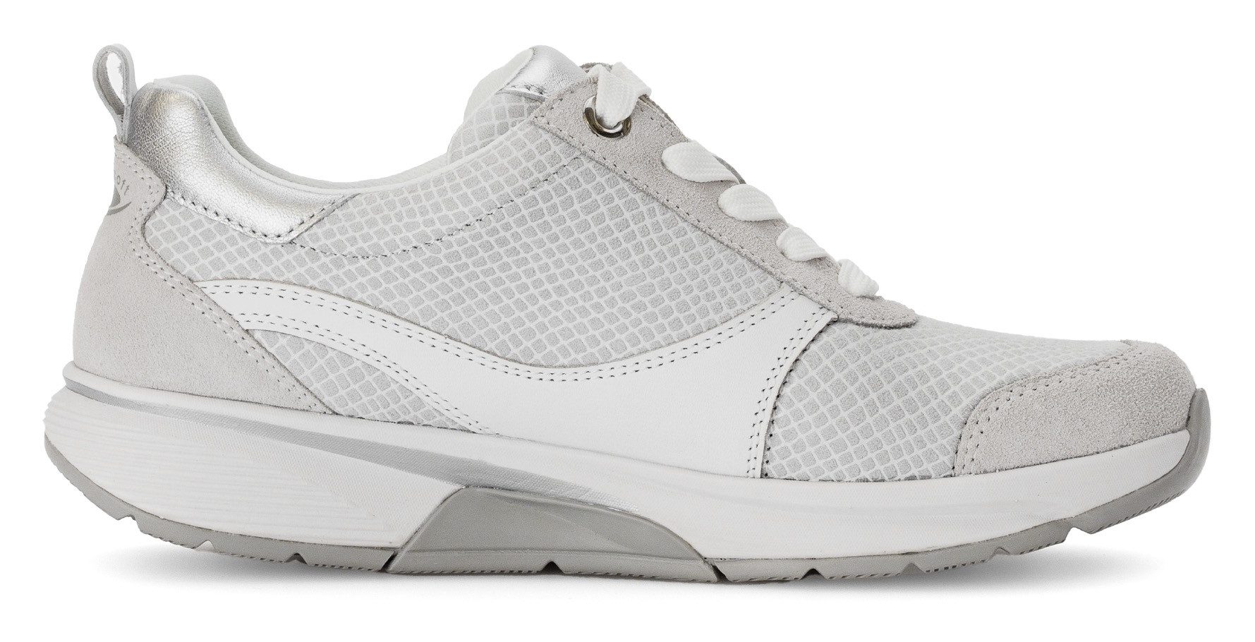 Gabor Rollingsoft Sneakers met sleehak , vrijetijdsschoen, lage schoen, veterschoen met verwisselbaar voetbed