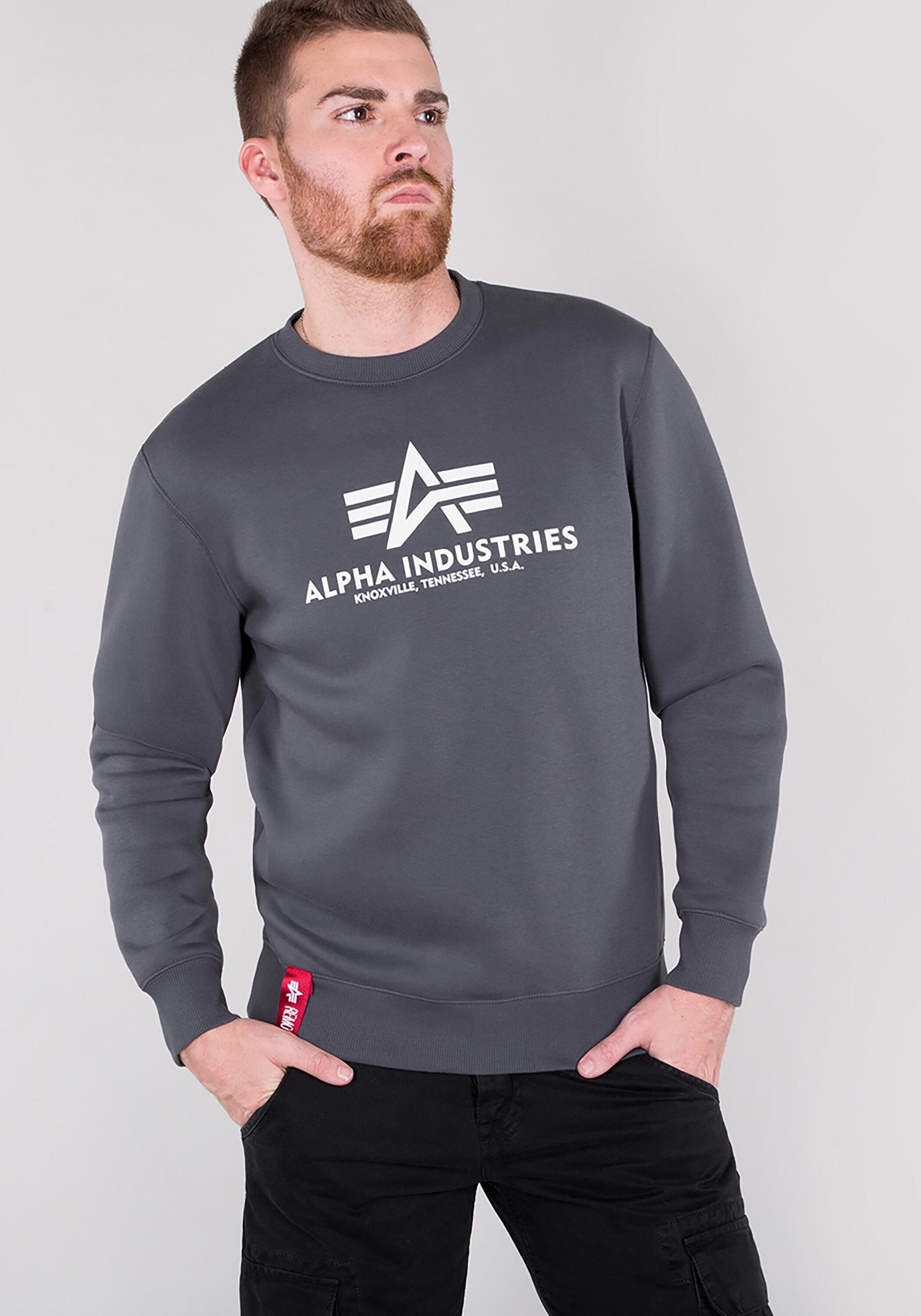 Industries | Alpha shop Alpha Sweatshirts Basic Sweater - online Industries OTTO Sweater Men