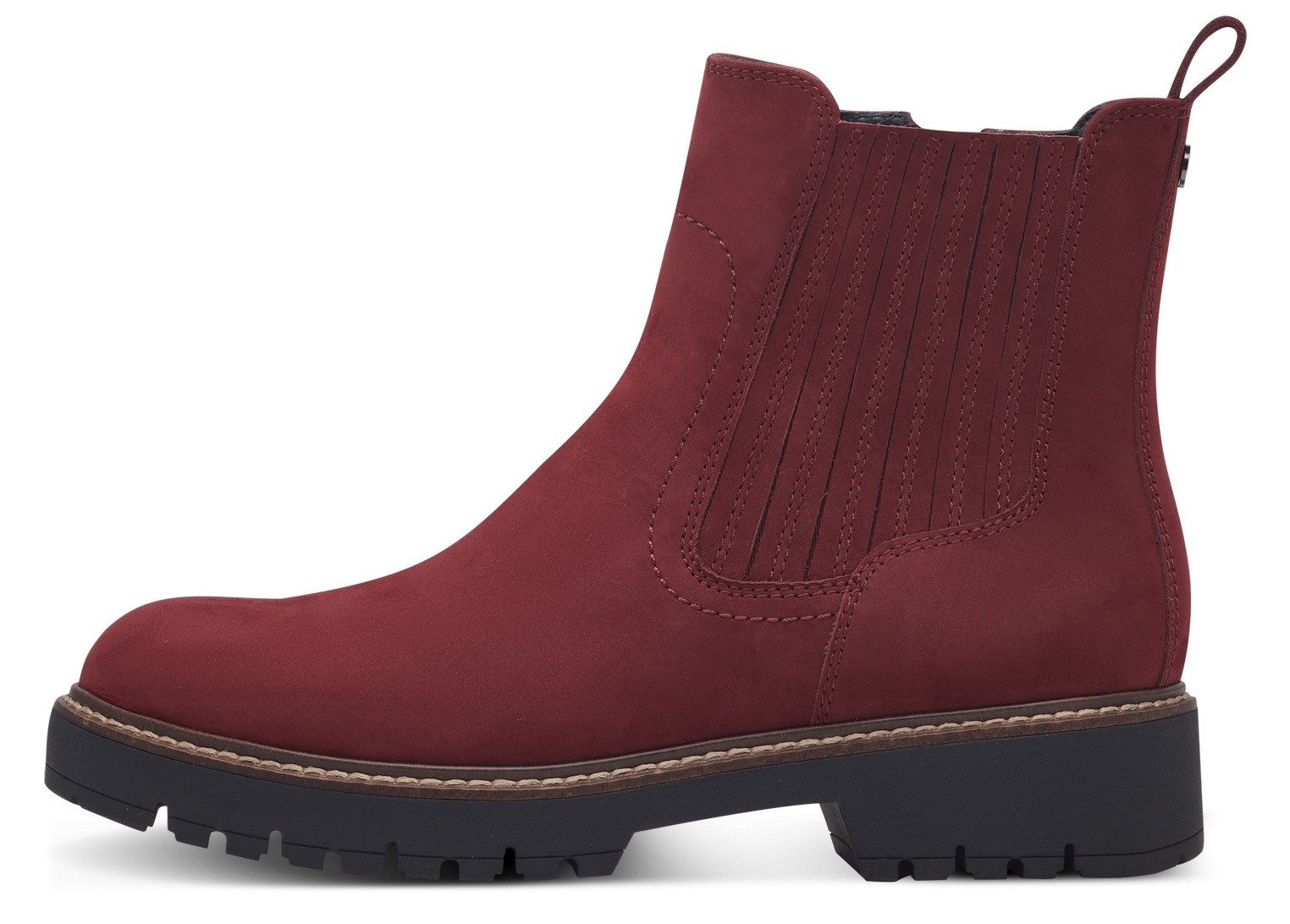 Tamaris Chelsea-boots hakken, enkellaars, zakelijke schoen met touch it-uitrusting