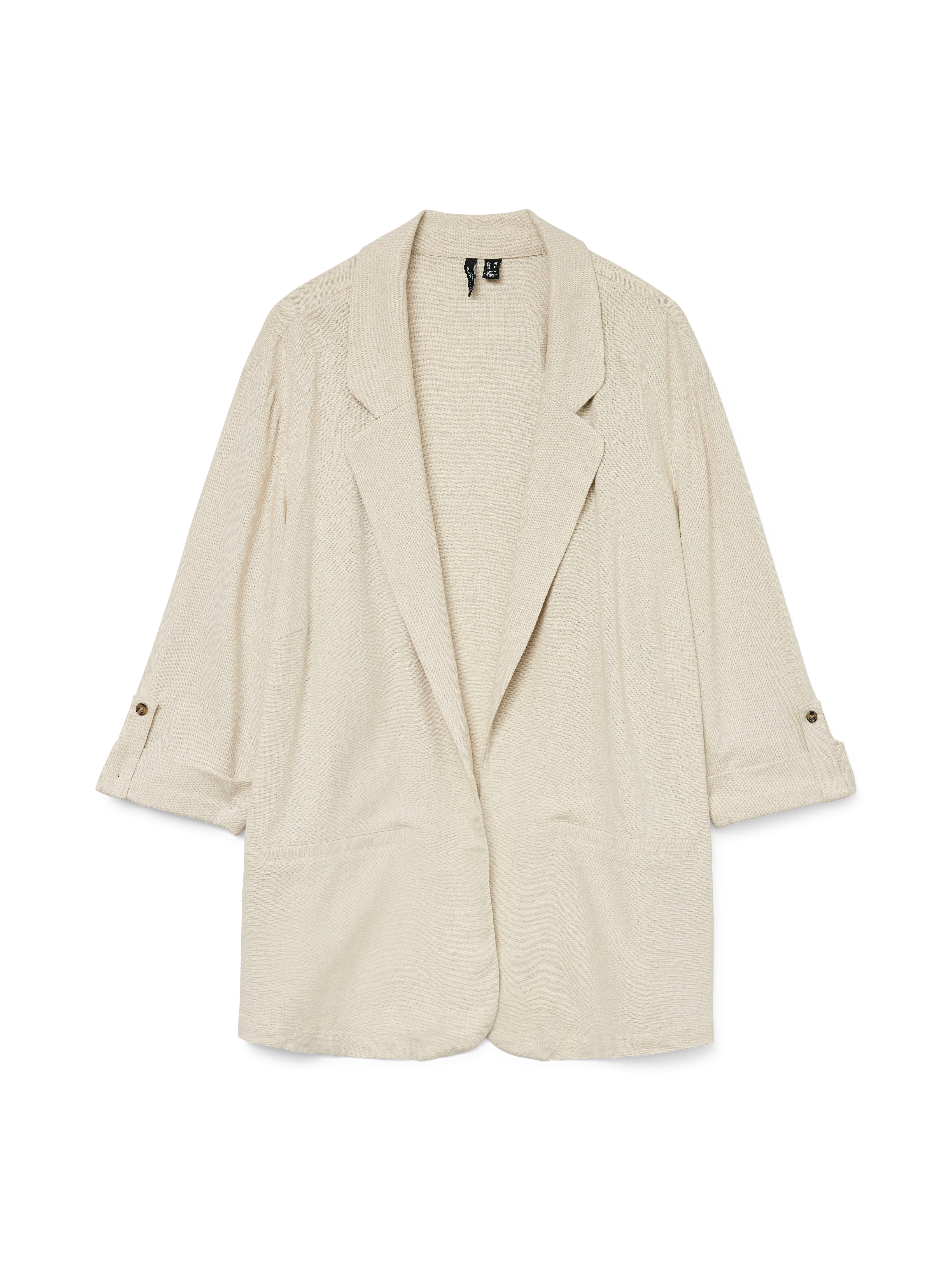 Vero Moda Curve Korte blazer VMCJESMILO 3 4 BLAZER WVN GA NOOS CUR