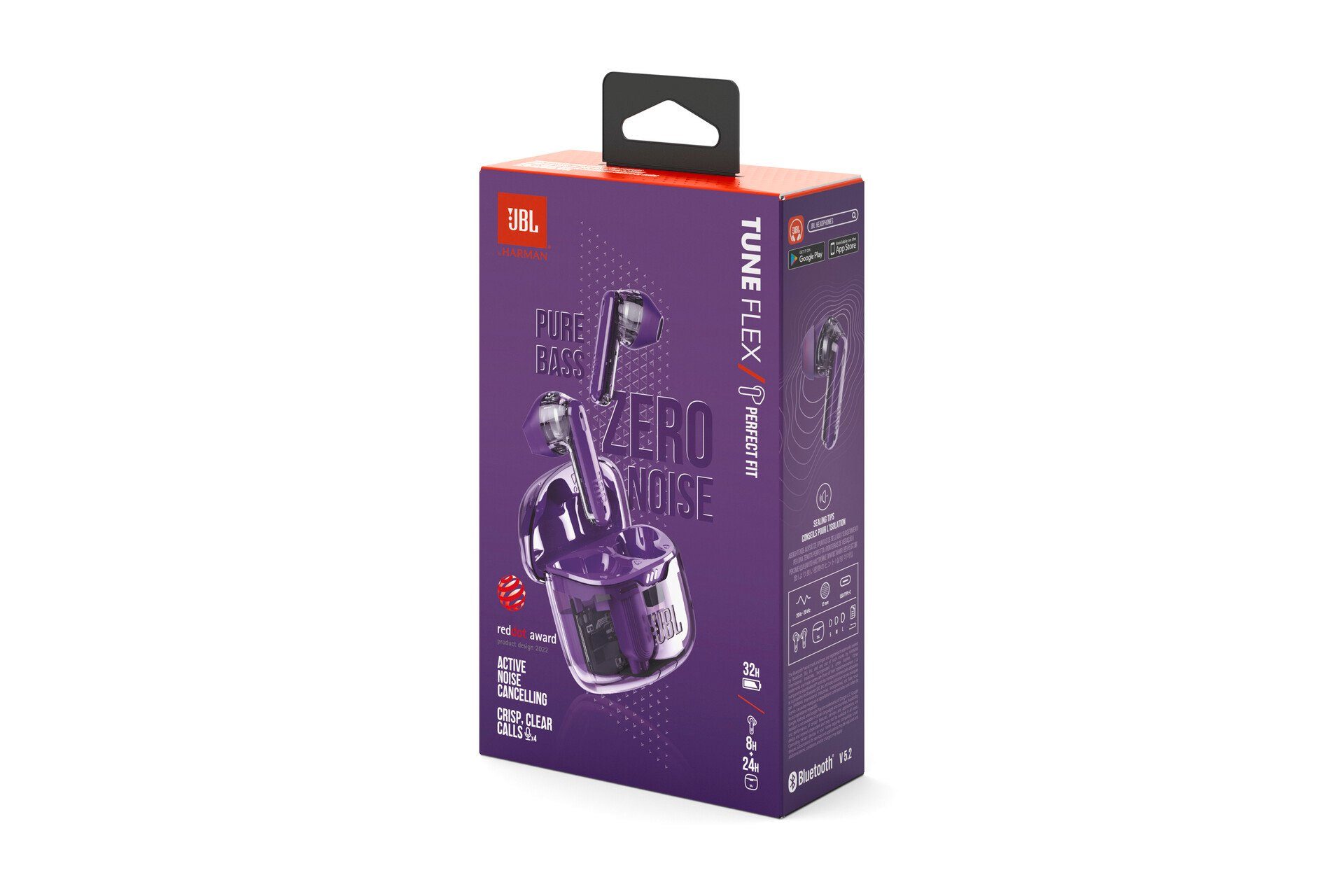 JBL Wireless in-ear-hoofdtelefoon Tune Flex Ghost- Sonderedition