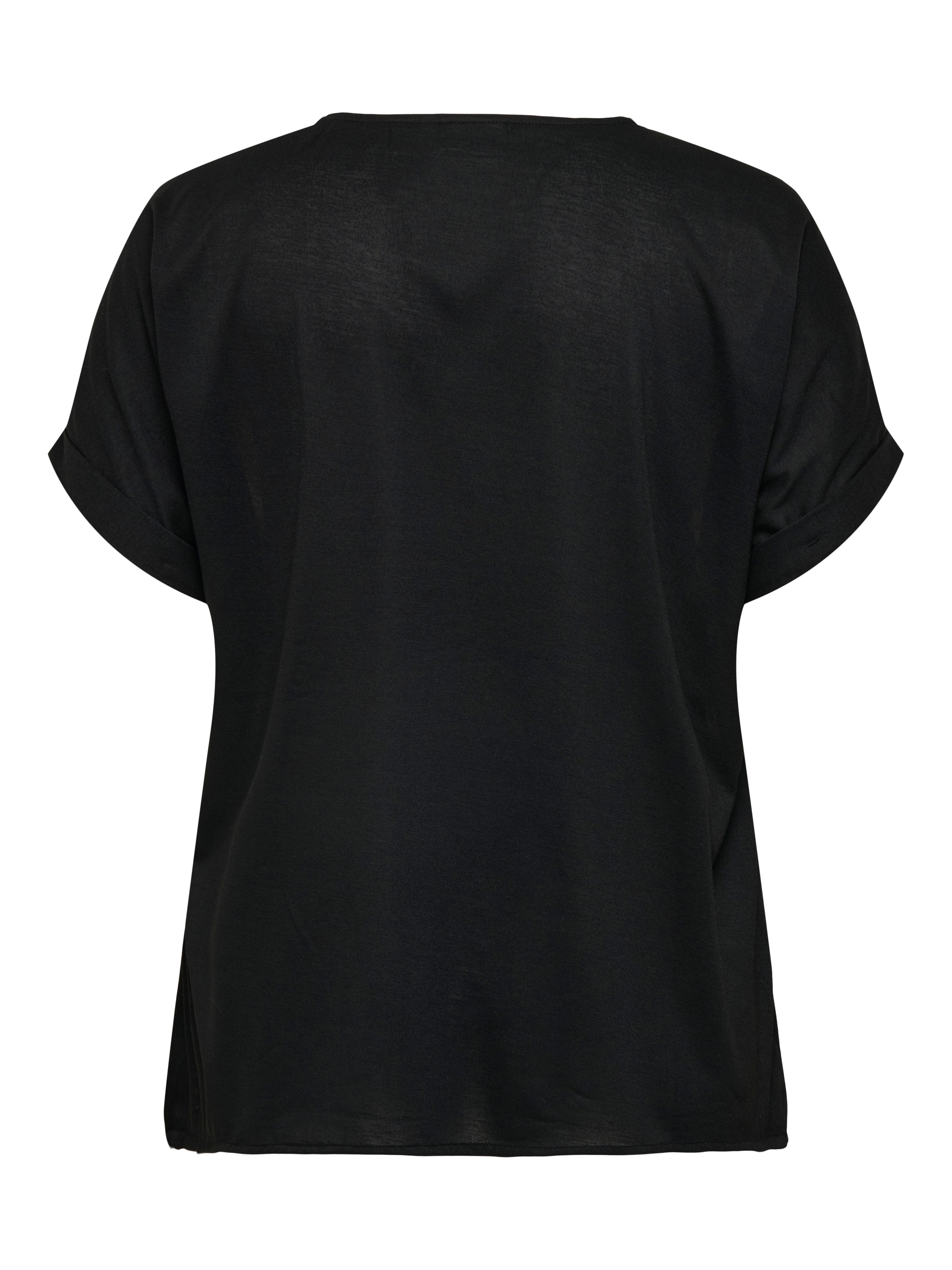 ONLY CARMAKOMA Shirt met korte mouwen CARMIKAELA IN-ONE SS TOP AOP