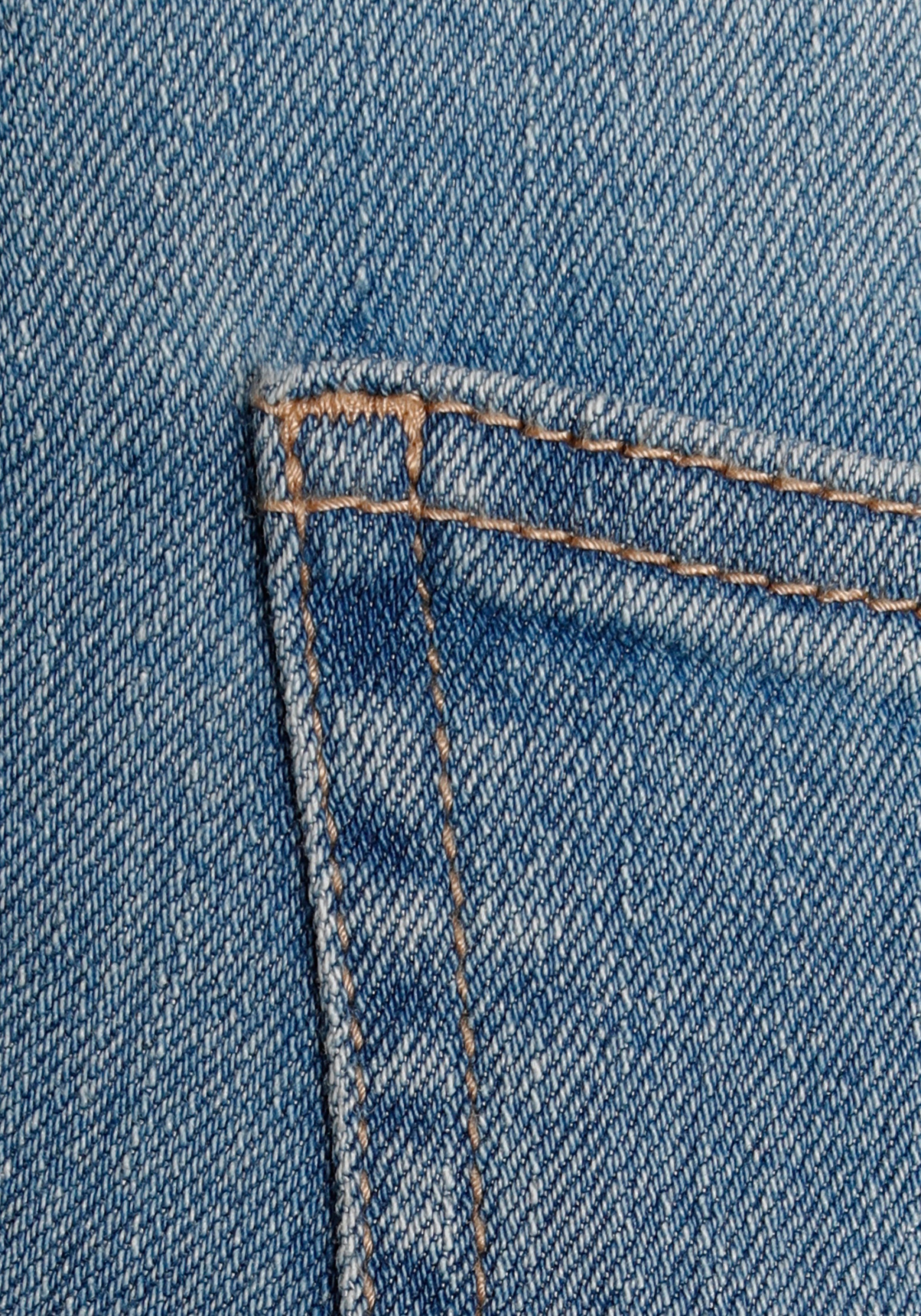 Flashlights Jeggings strakke pasvorm skinny jeans used-look-wassing hoge taille (Set van 2)