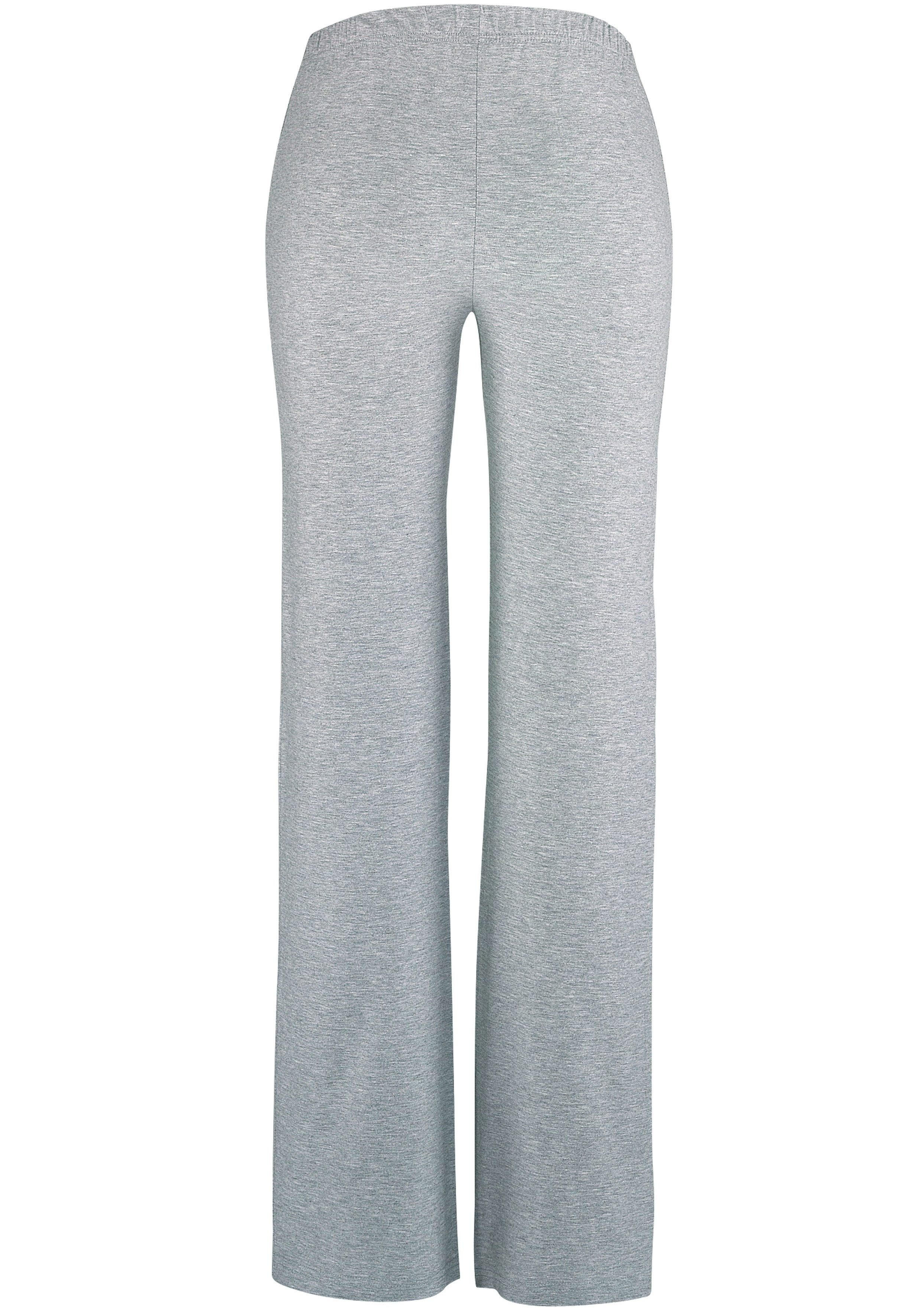 vivance active Jazzpants met licht uitlopende pijpen, loungewear (2-delig, Set van 2)