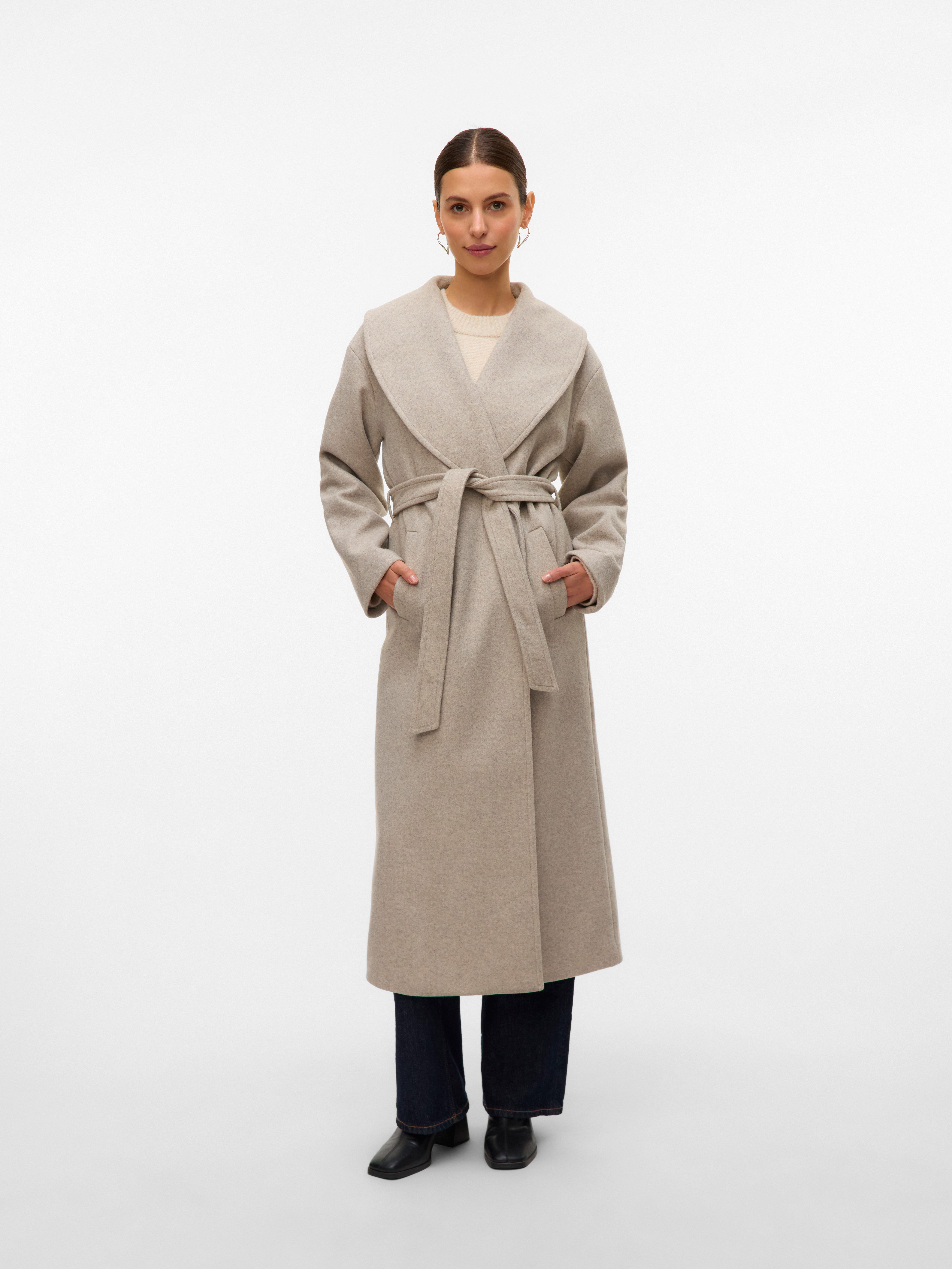 Vero Moda Lange jas VMANNE BERGEN XTRA LONG COAT GA